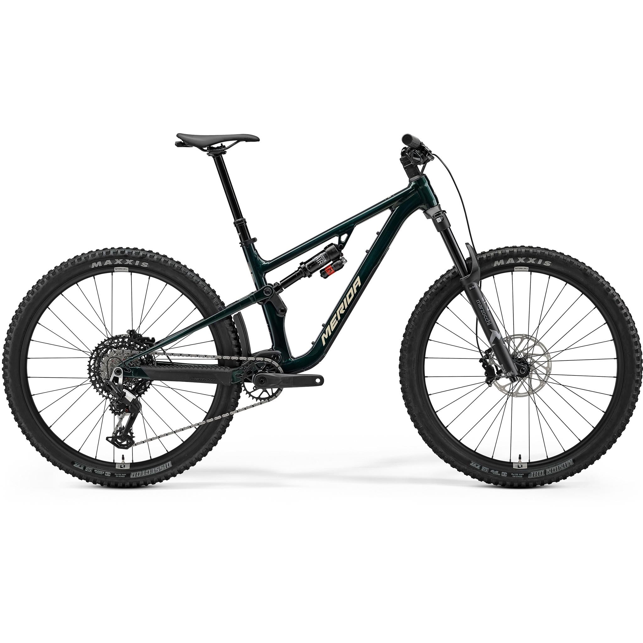 Merida One-Forty 700 Enduro Bike Halo Green/Earth Powder