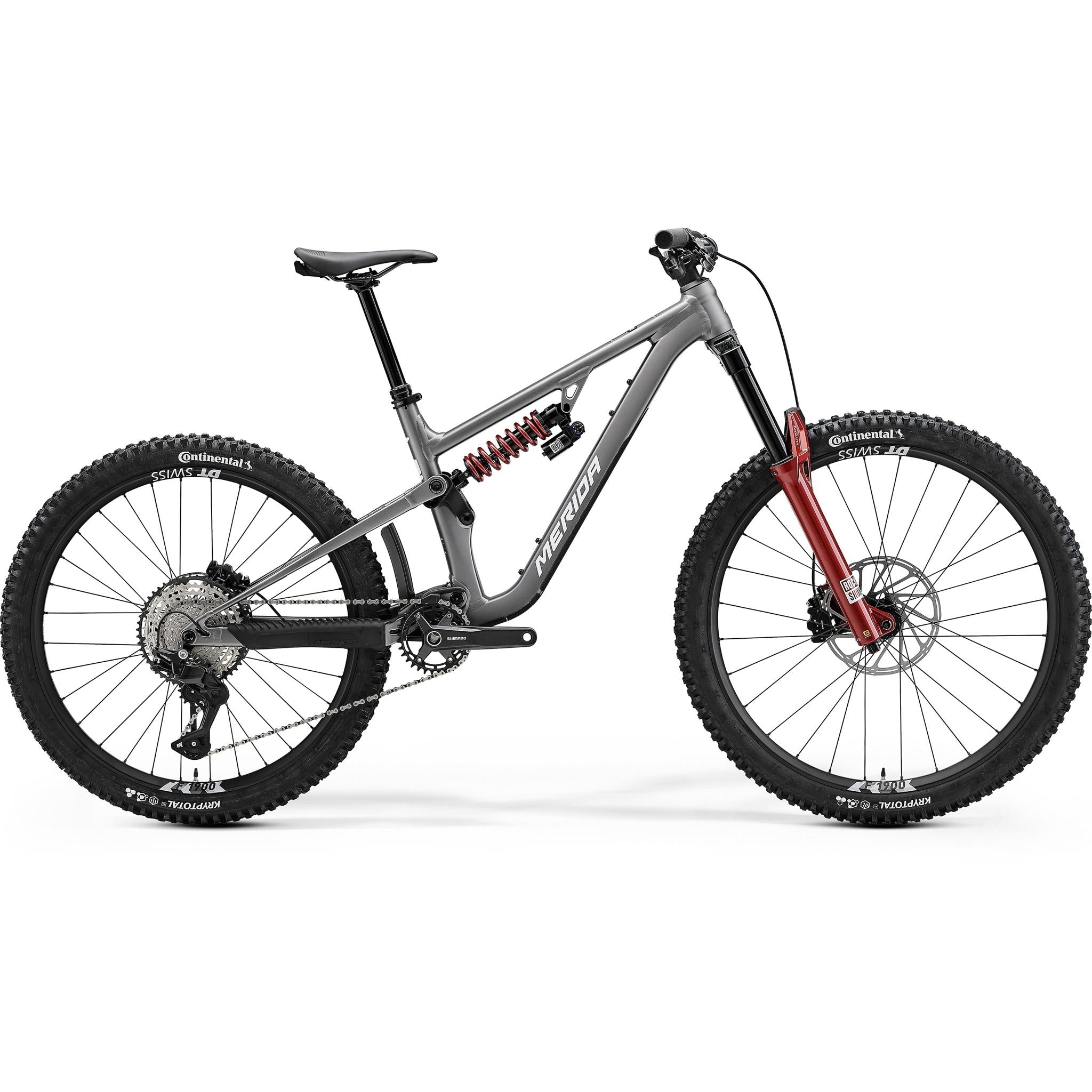 Merida One-Sixty FR 800 Enduro Bike Silk Gunmetal Grey/White