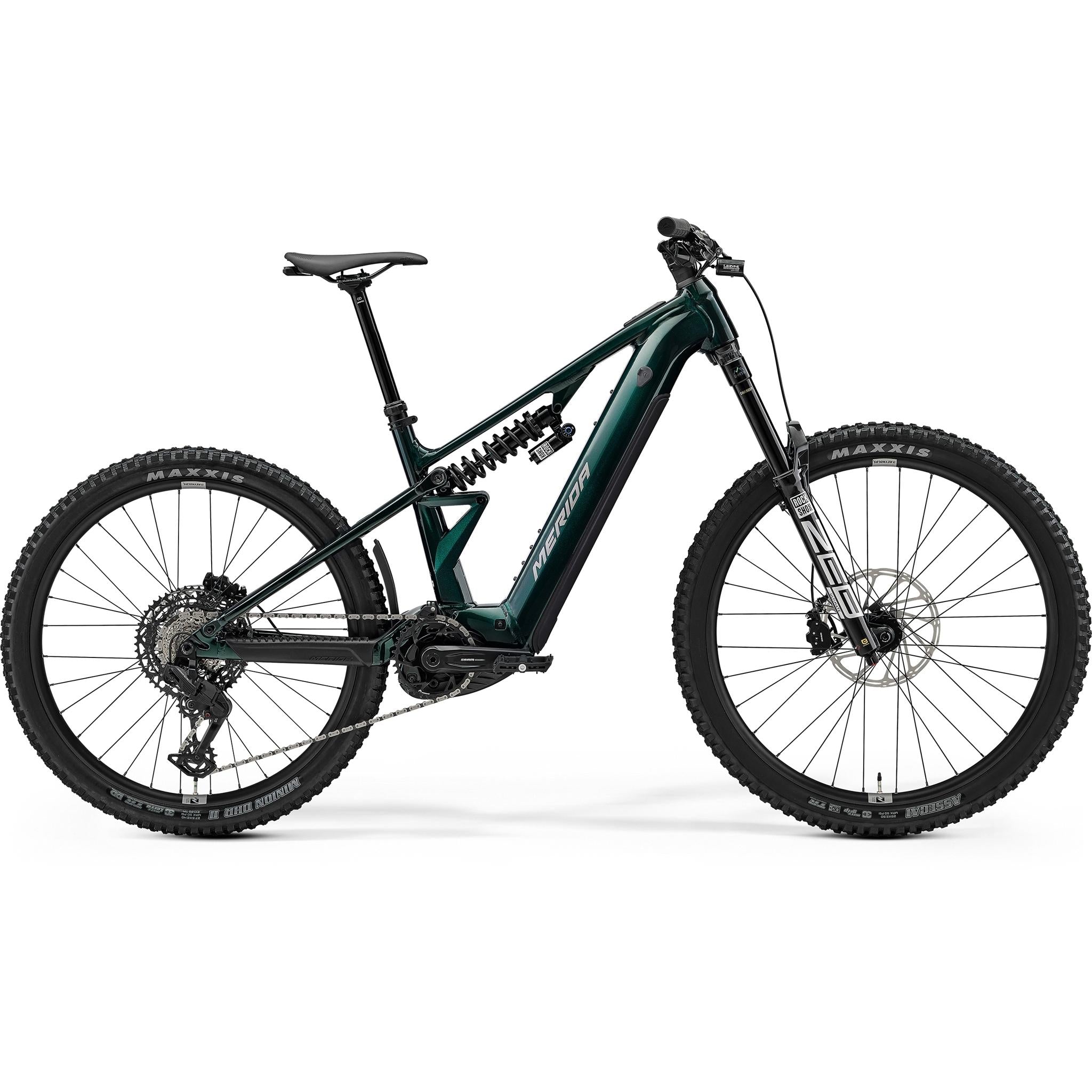 Merida eOne-Eighty FR 800 Electric Enduro Bike Halo Green/Grey