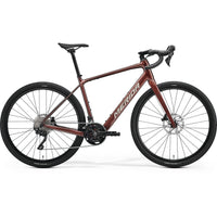 Merida eSilex 400 Electric Gravel Bike Wild Berry/High Cream