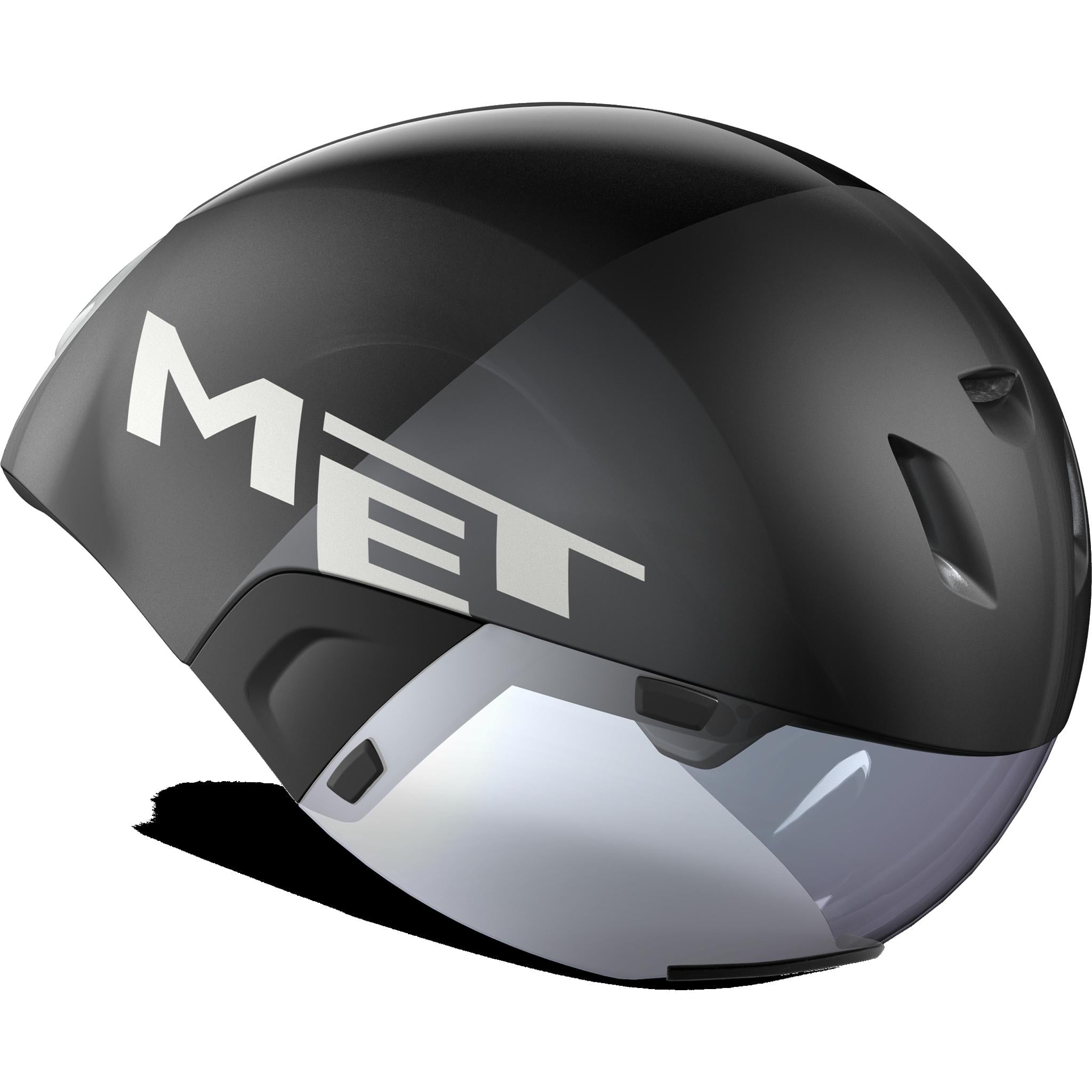 Met Codatronca Triathlon Helmet Glossy Black/Silver