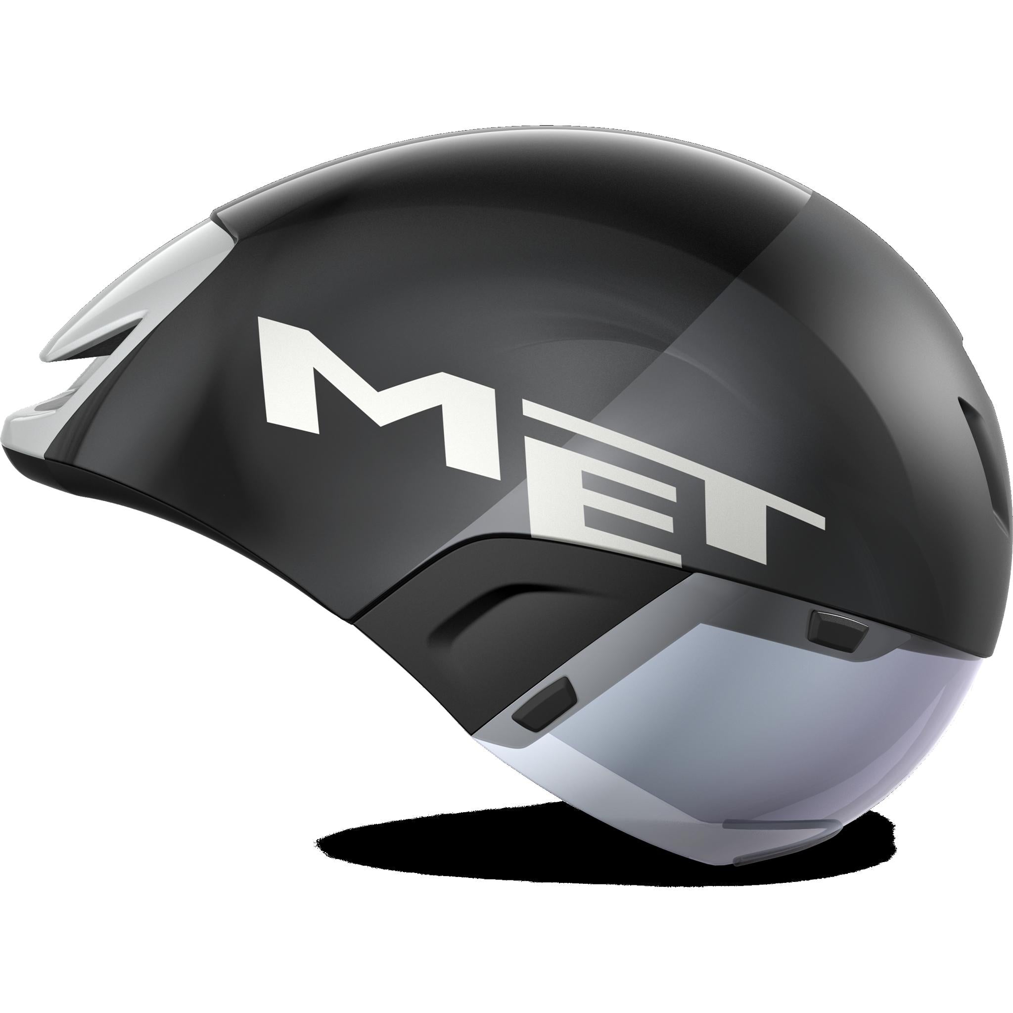 Met Codatronca Triathlon Helmet Glossy Black/Silver