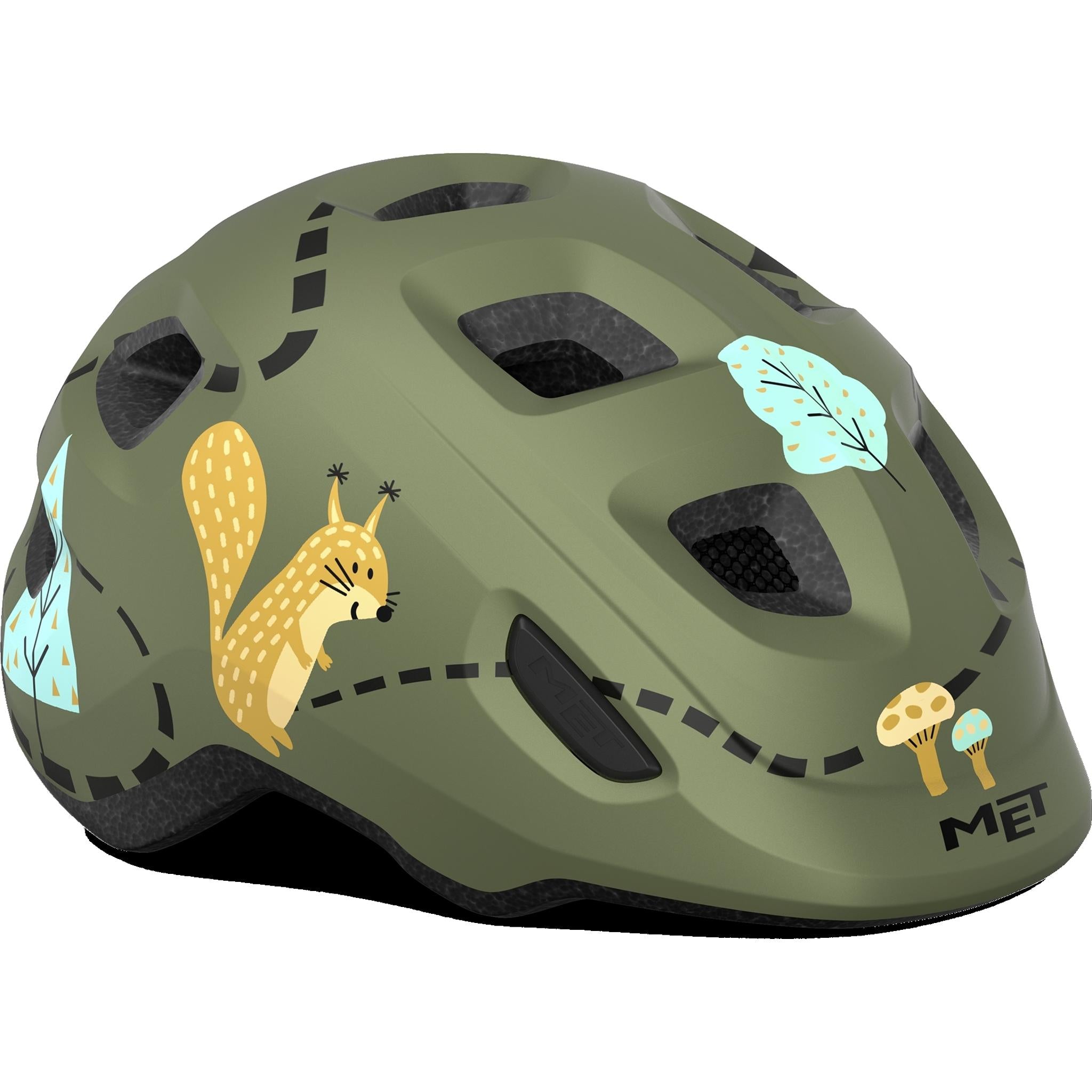 Met Hooray Kids Helmet Green Forest