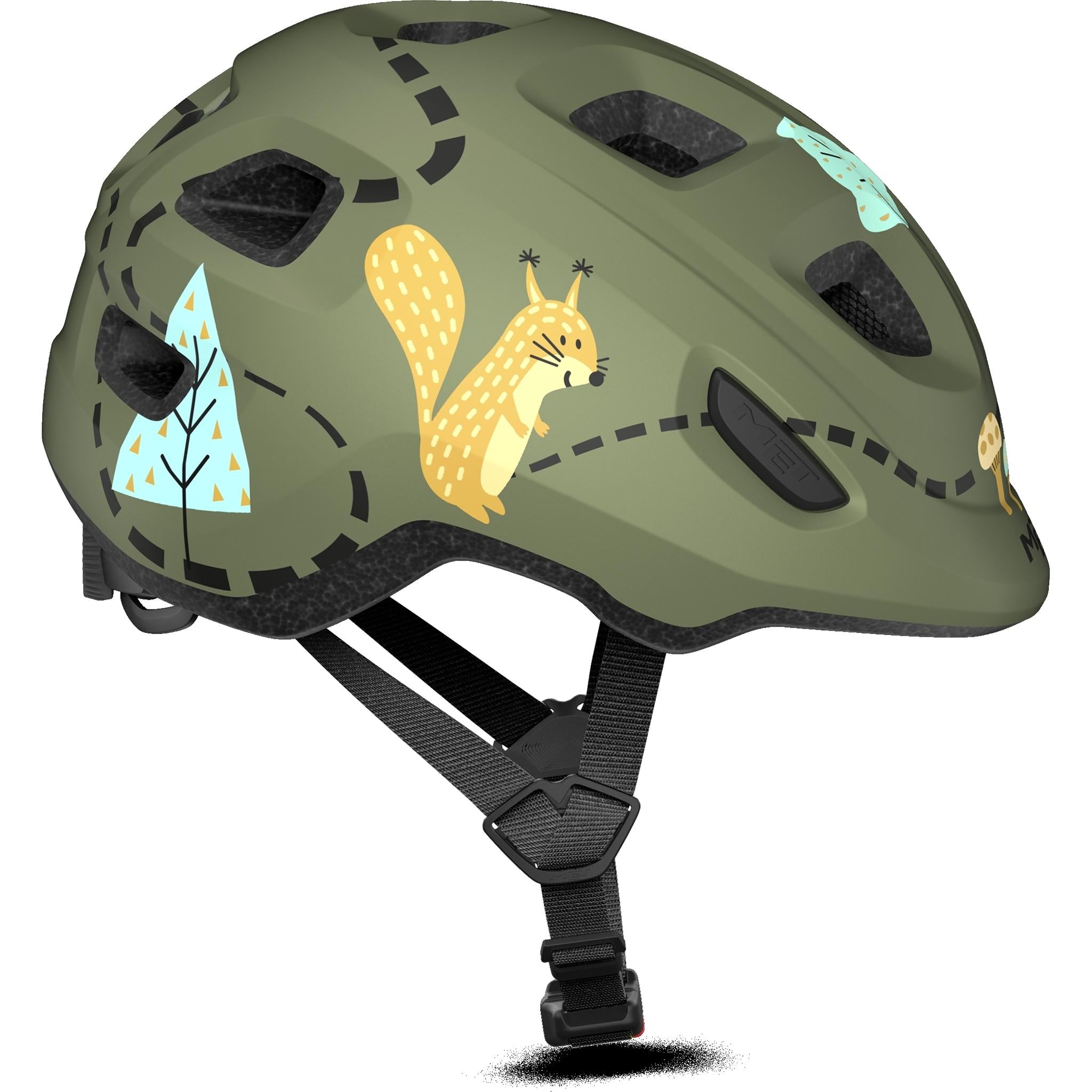 Met Hooray Kids Helmet Green Forest