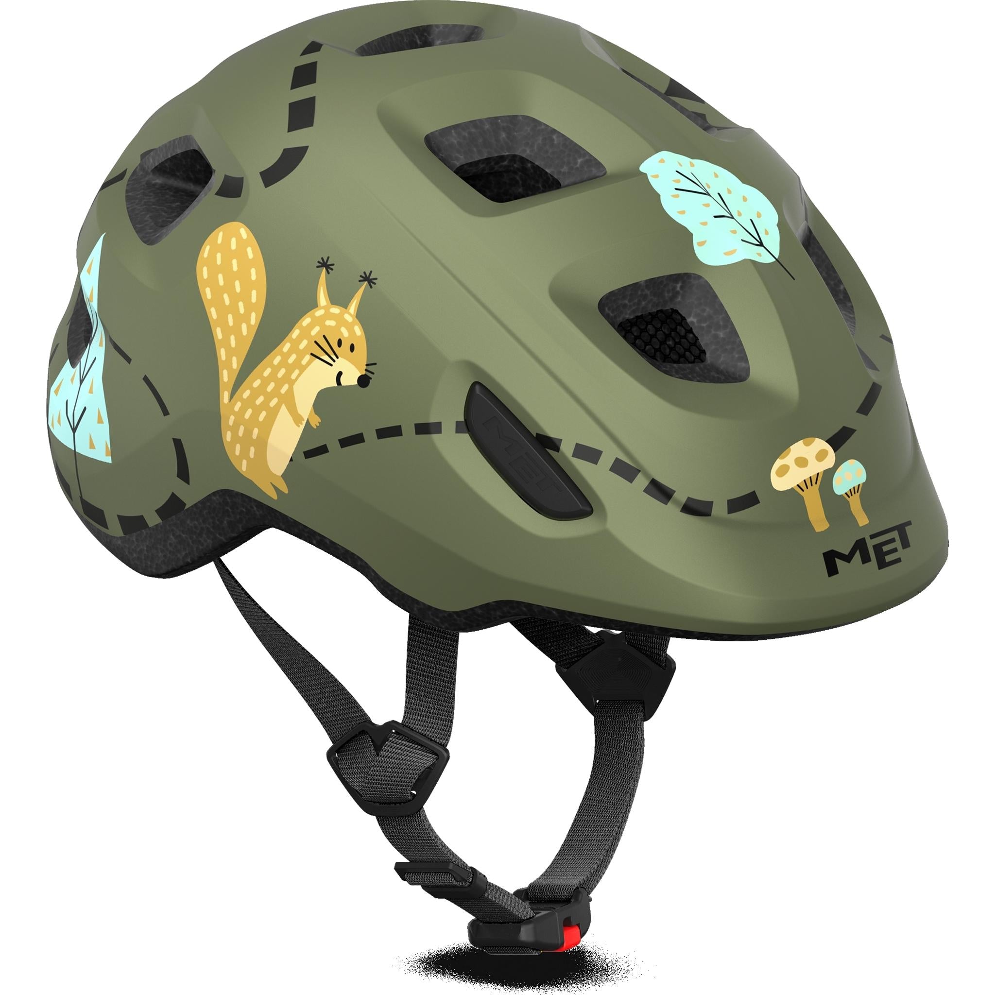 Met Hooray Kids Helmet Green Forest