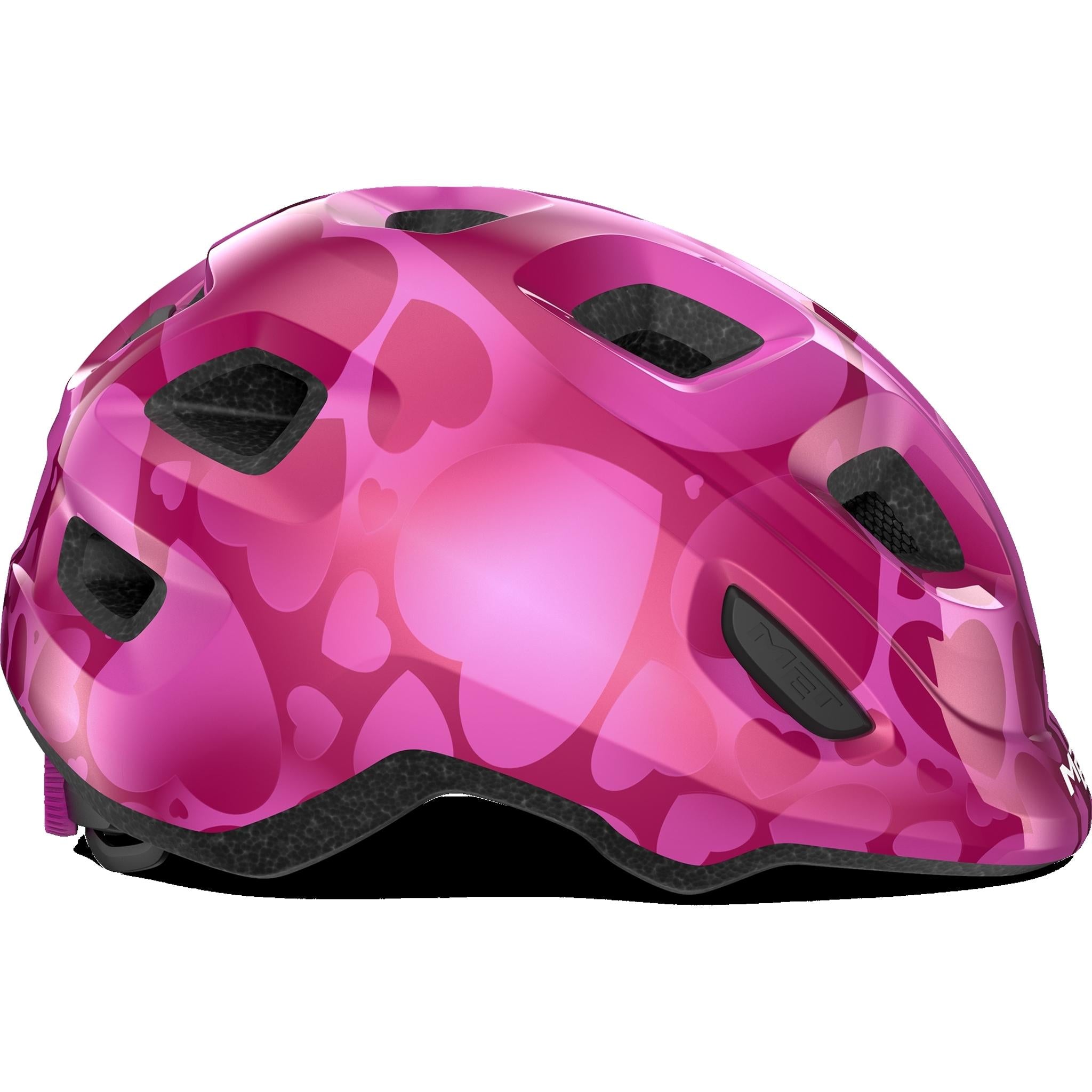 Met Hooray Kids Helmet Pink Hearts
