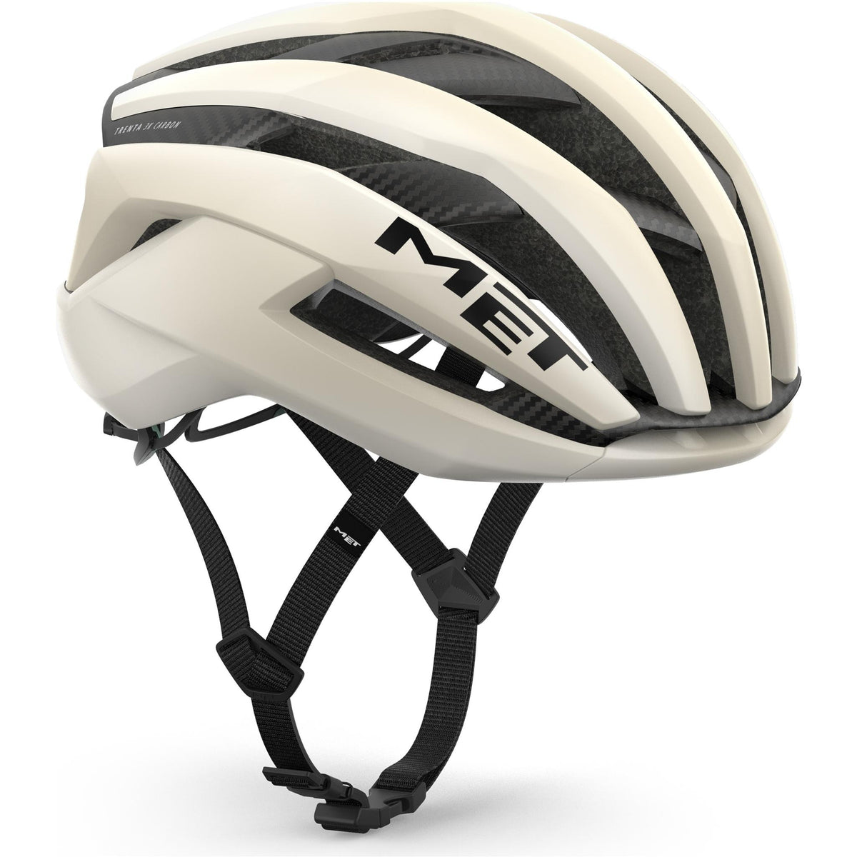 Met Trenta 3K Carbon MIPS Road Helmet Cloud Matte (Small)