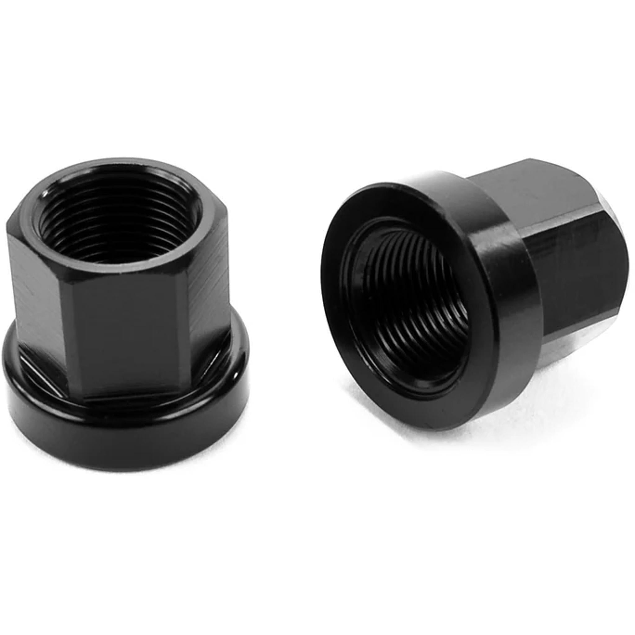 Mission BMX Alloy 14mm Axle Nuts Pair Black