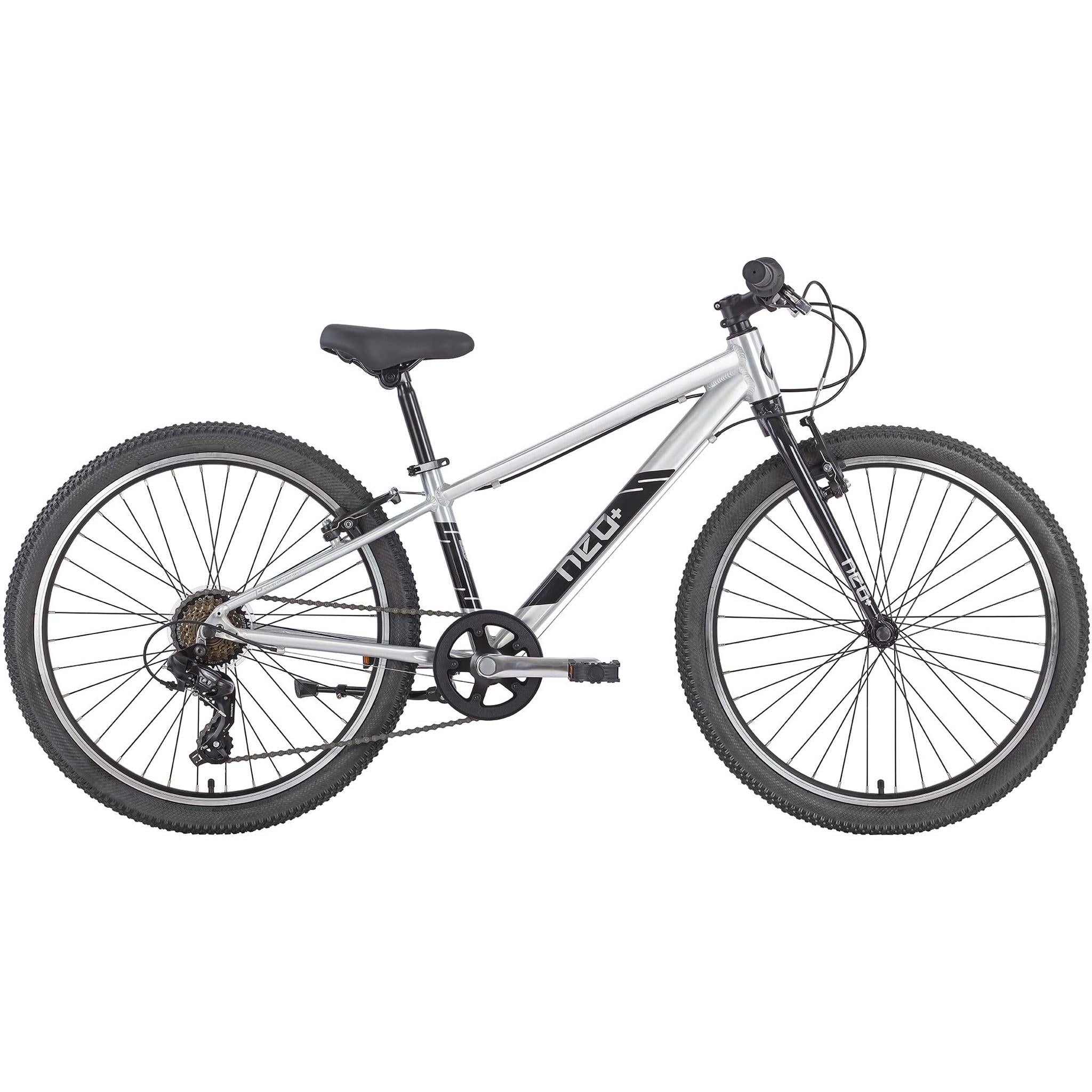 Neo+ 24'' Kids Bike 7-Speed Brushed Alloy