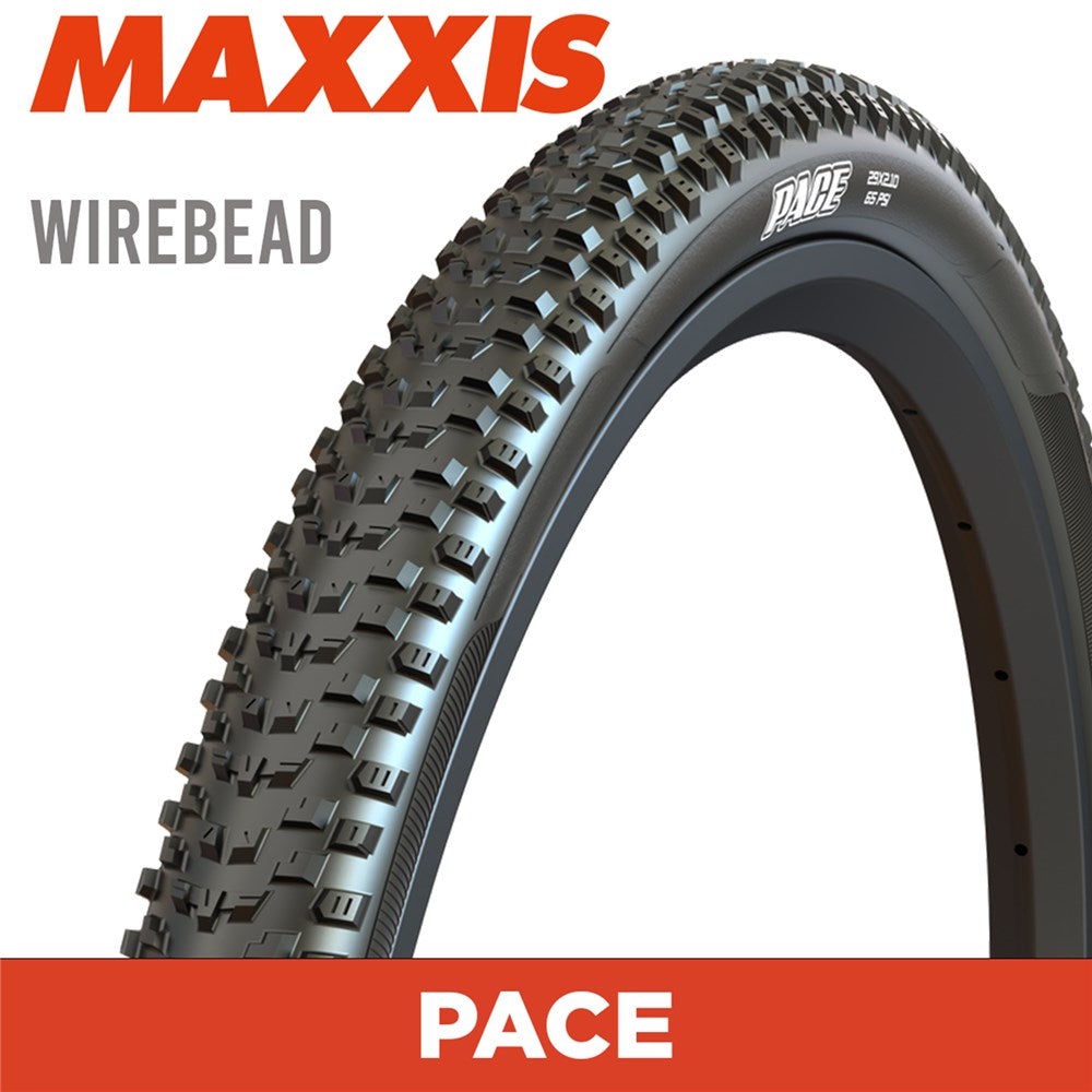 Maxxis Pace 2.0 E25 Wire Bead MTB Tyre 27.5 x 2.10''