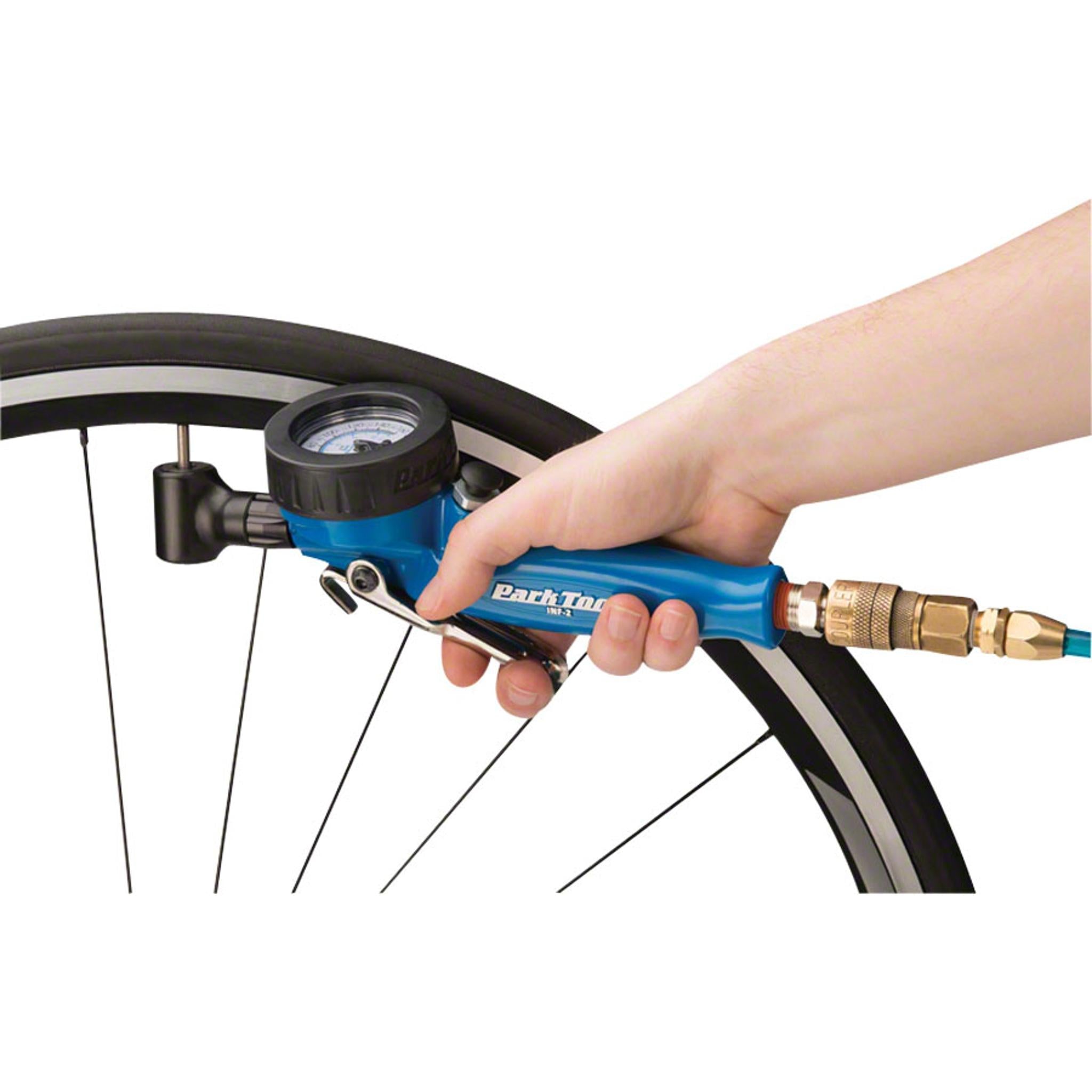 Park Tool INF-2 Presta/Schrader Shop Tube/Tyre Inflator