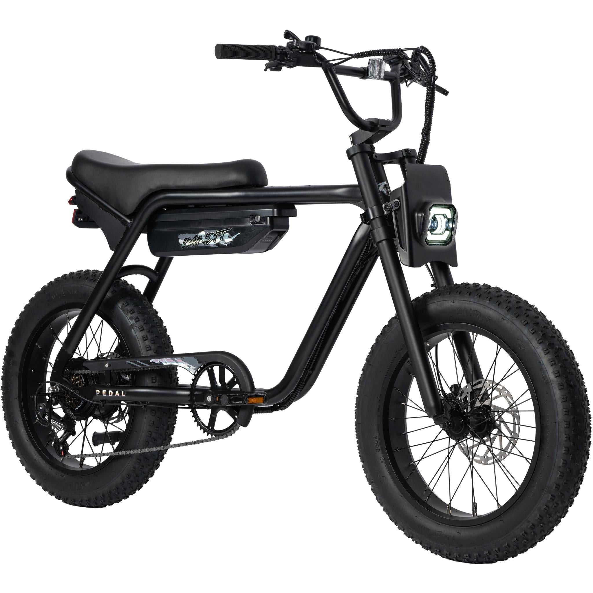 Pedal Bandit 20'' E6 Electric Fat Tyre Bike Black