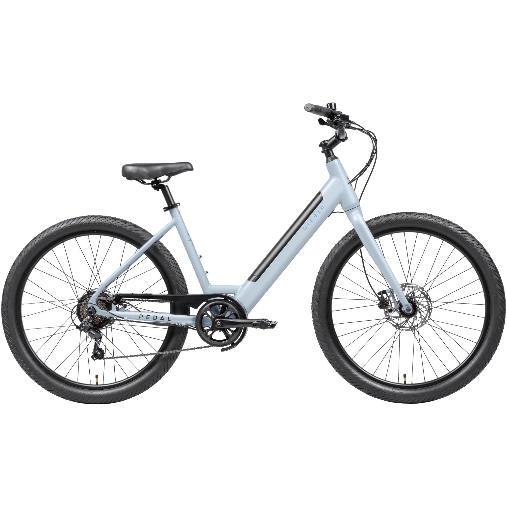 Pedal Breeze ST E4 Electric Cruiser Bike Gloss Pearl White