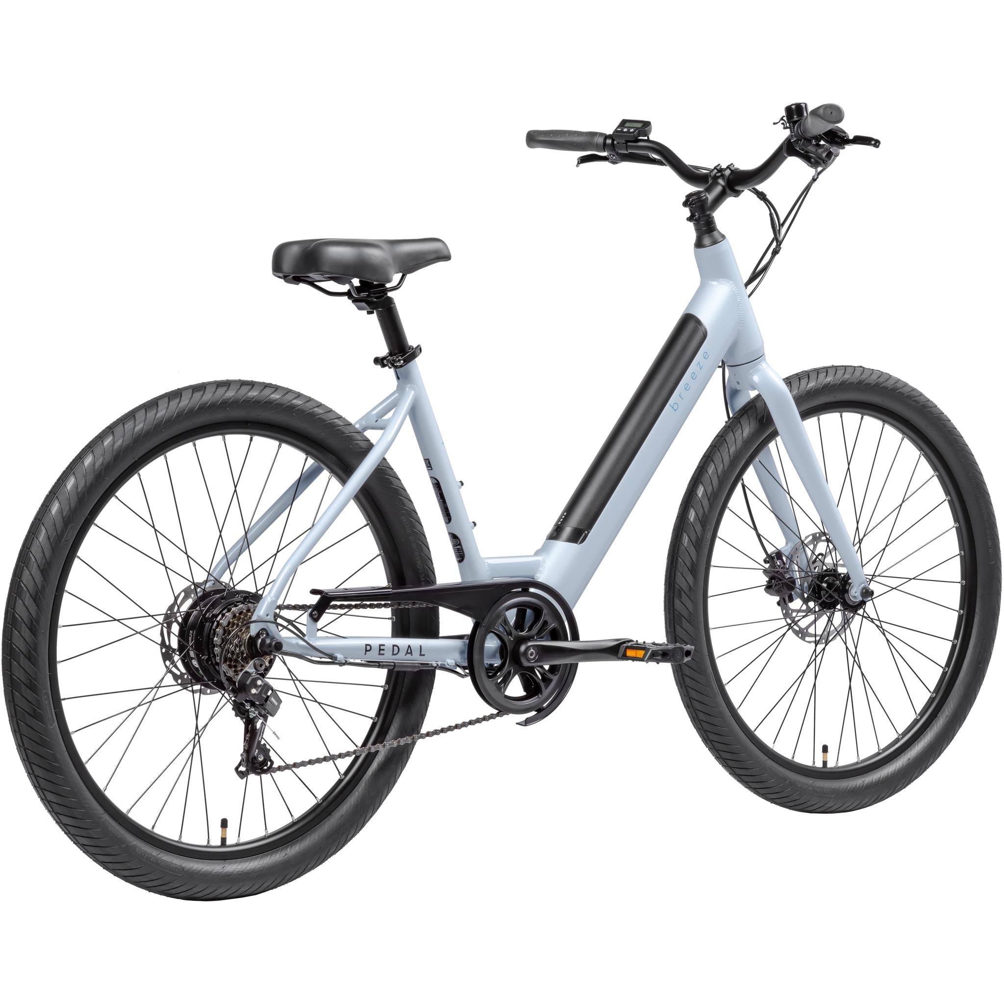 Pedal Breeze ST E4 Electric Cruiser Bike Gloss Pearl White