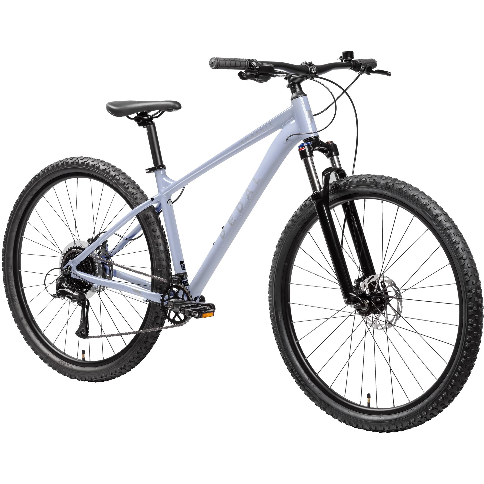 Pedal Phoenix 3 Hardtail Mountain Bike White/Silver