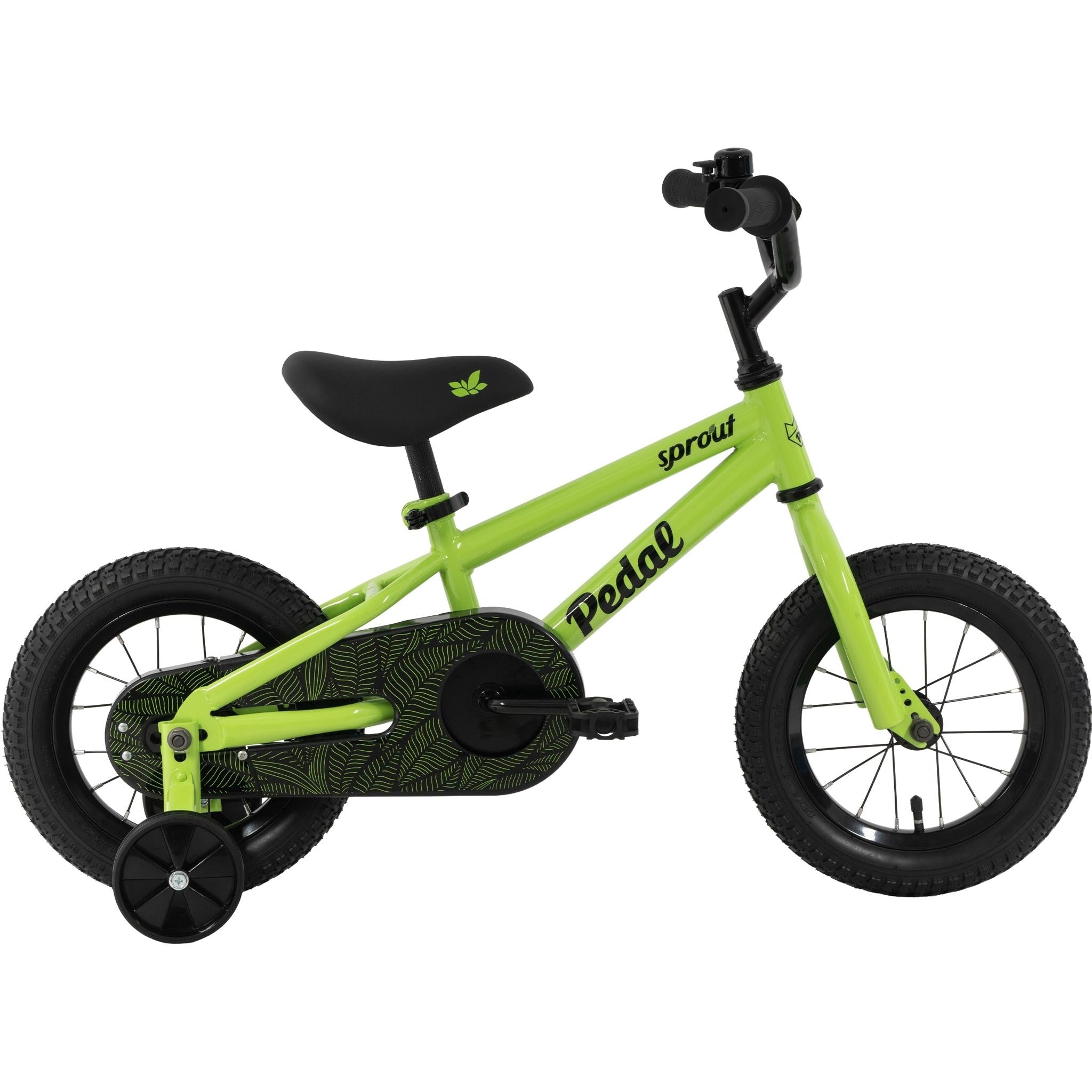 Pedal Sprout 12'' Kids Bike Green