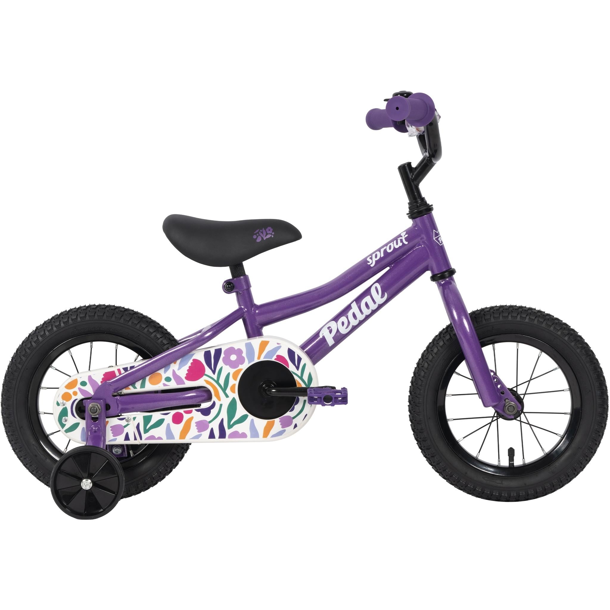 Pedal Sprout 12'' Kids Bike Plum Twilight