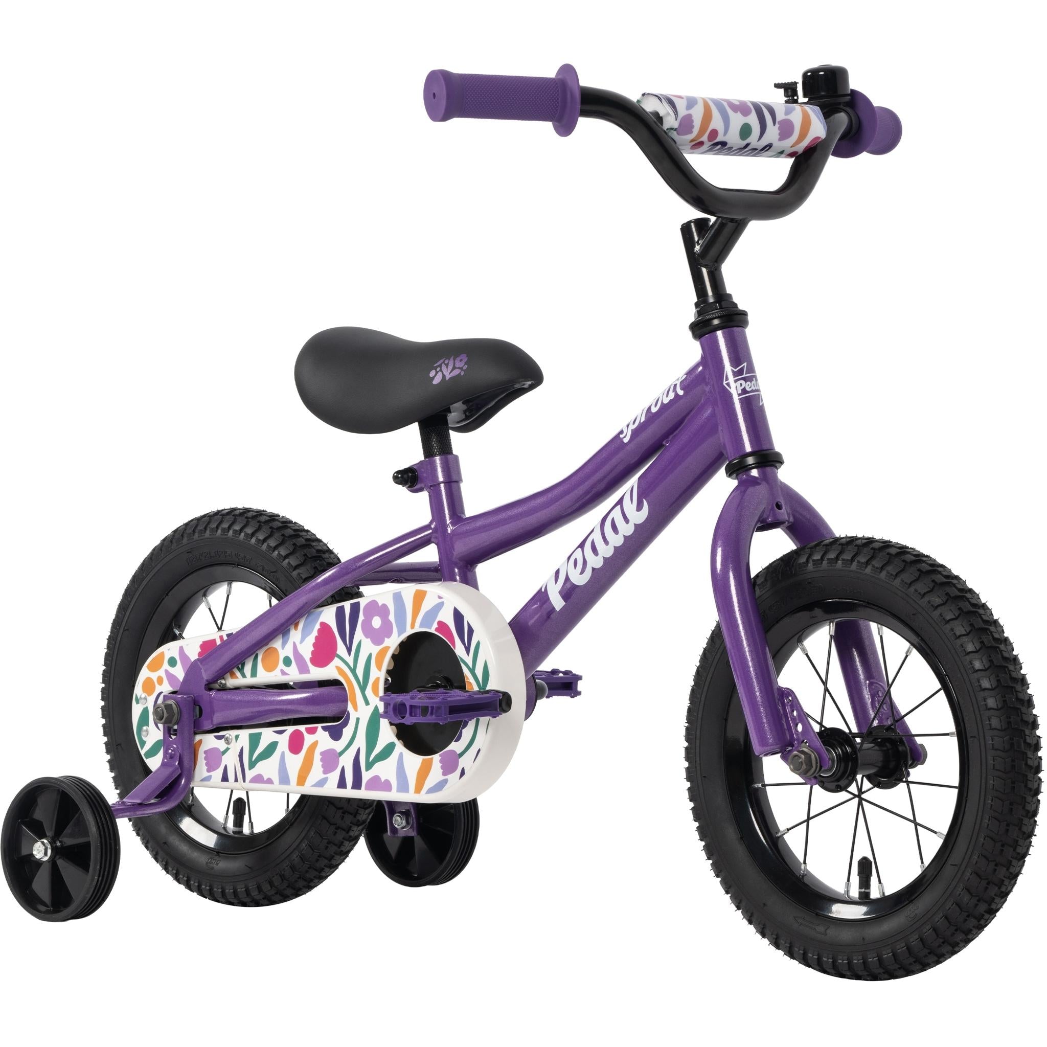 Pedal Sprout 12'' Kids Bike Plum Twilight