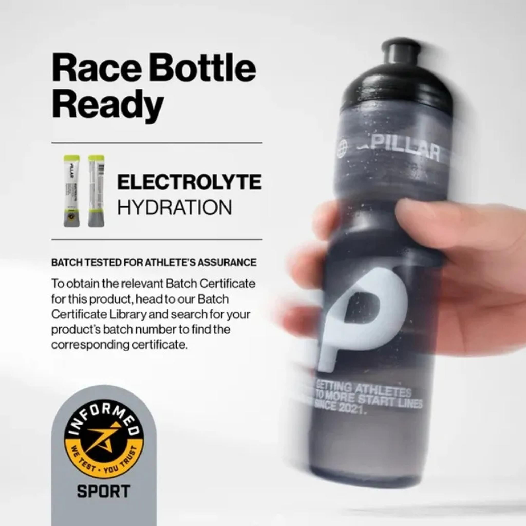 Pillar Performance Electrolyte Hydration Citrus (15 Sachets)