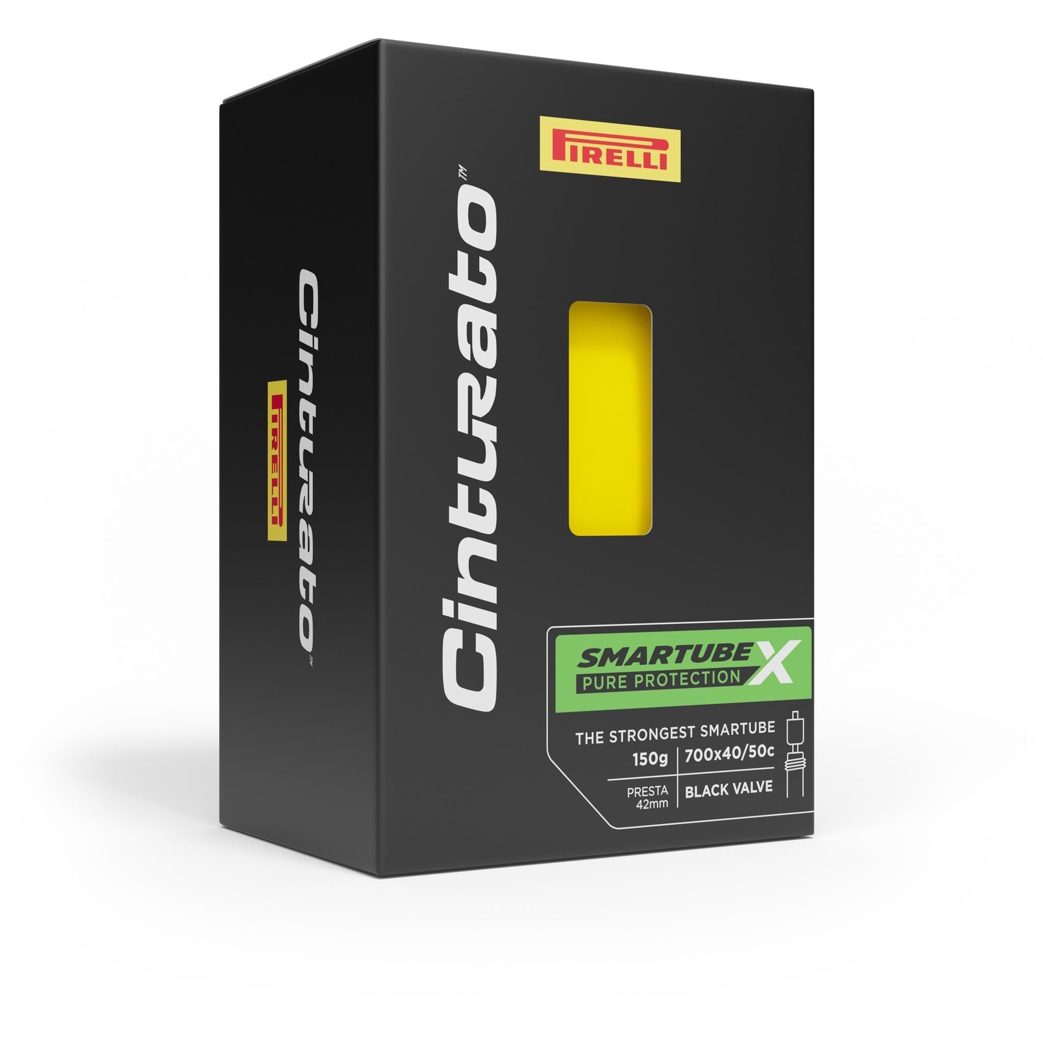 Pirelli Cinturato SmarTube X 60mm Presta Valve Inner Tube 700x28-40c Yellow