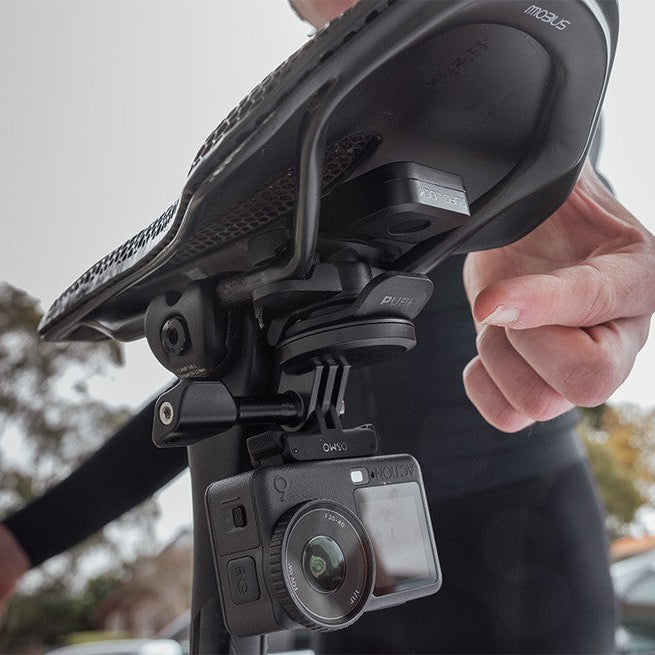 Quad Lock Saddle Rail Adaptor for Bike &amp; Alarm Finder