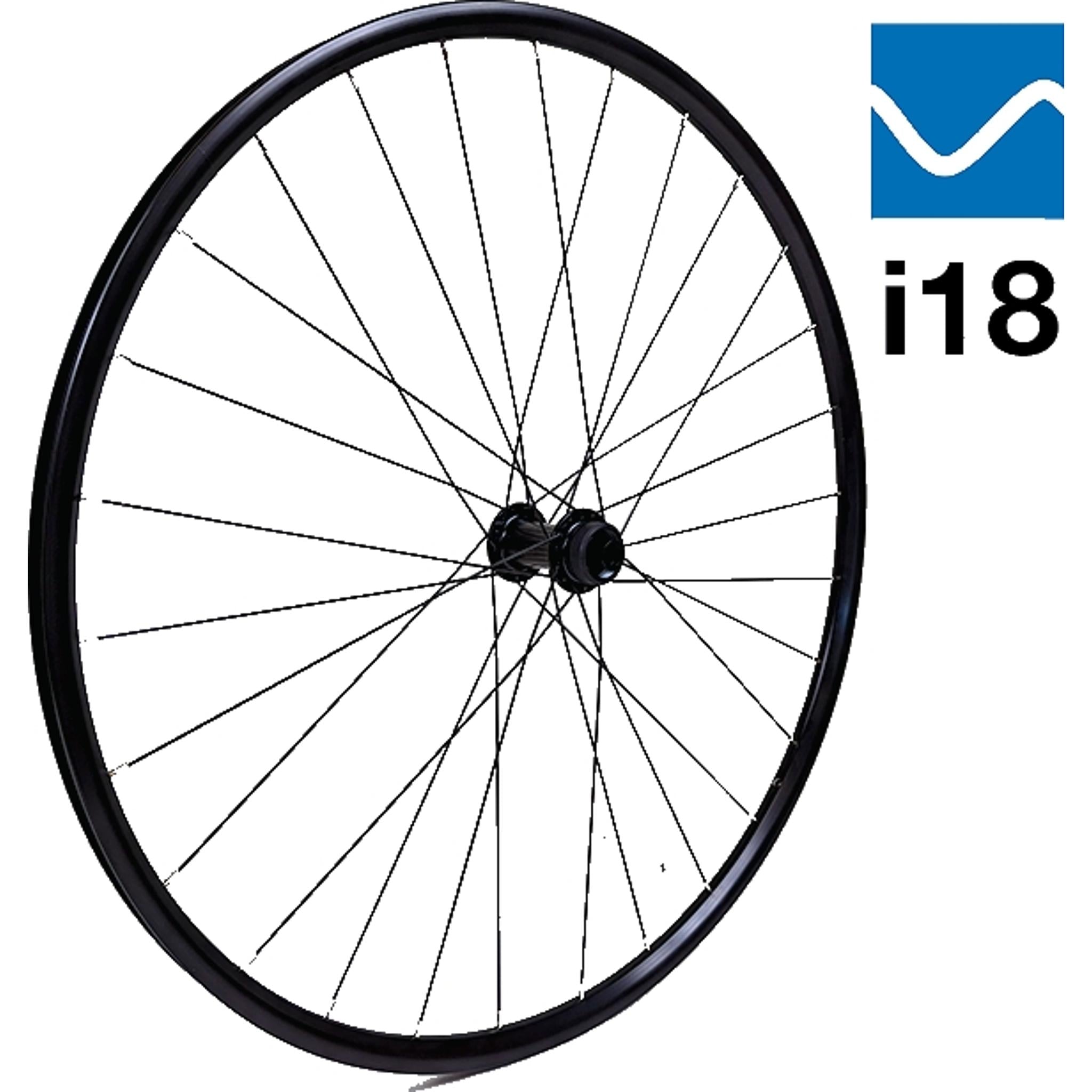 Ryde Blue Range i18 Center Lock MTB Front Wheel 29'' 100 x 12mm Black