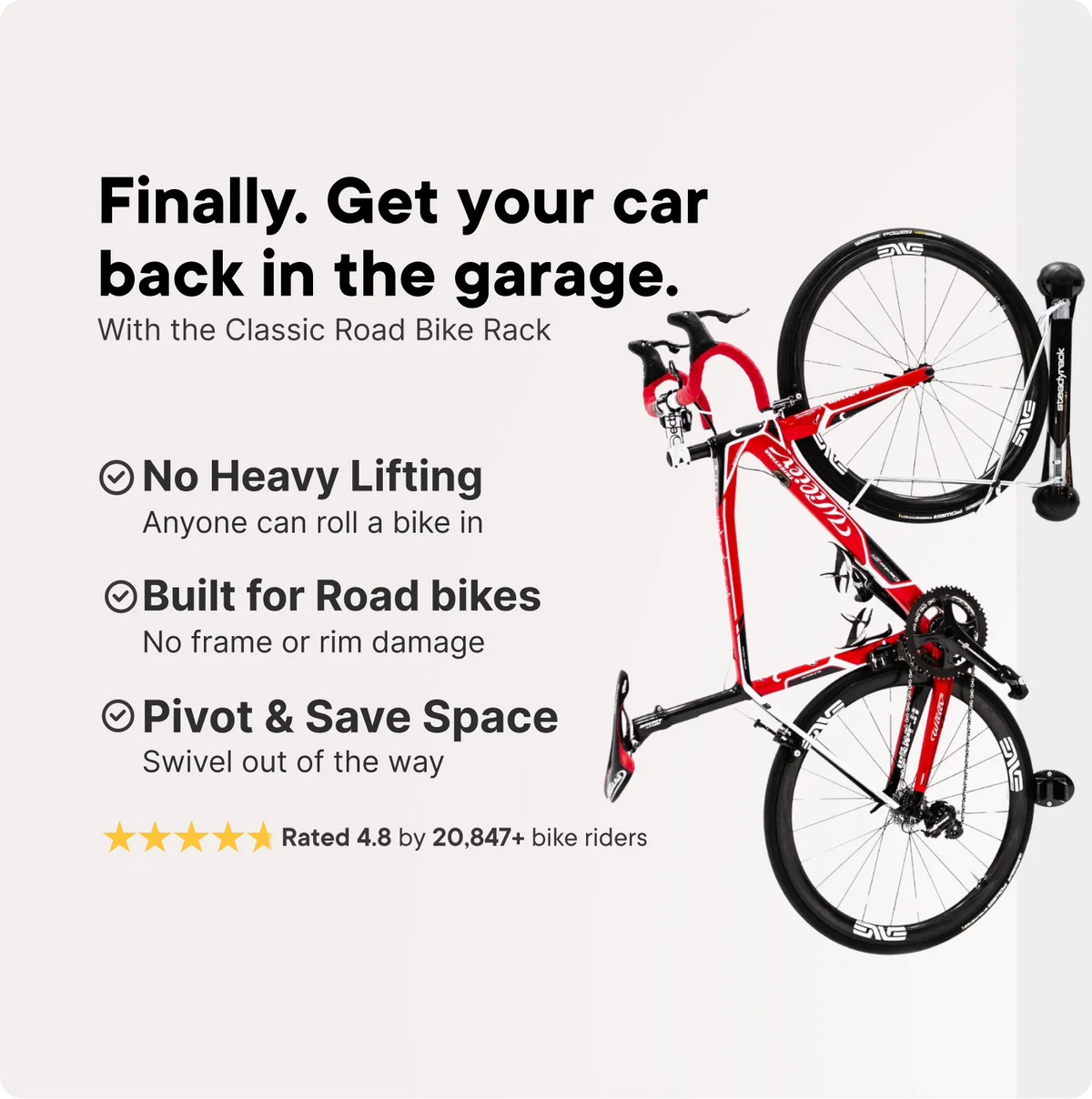 SteadyRack Classic Storage Rack (Chrome)