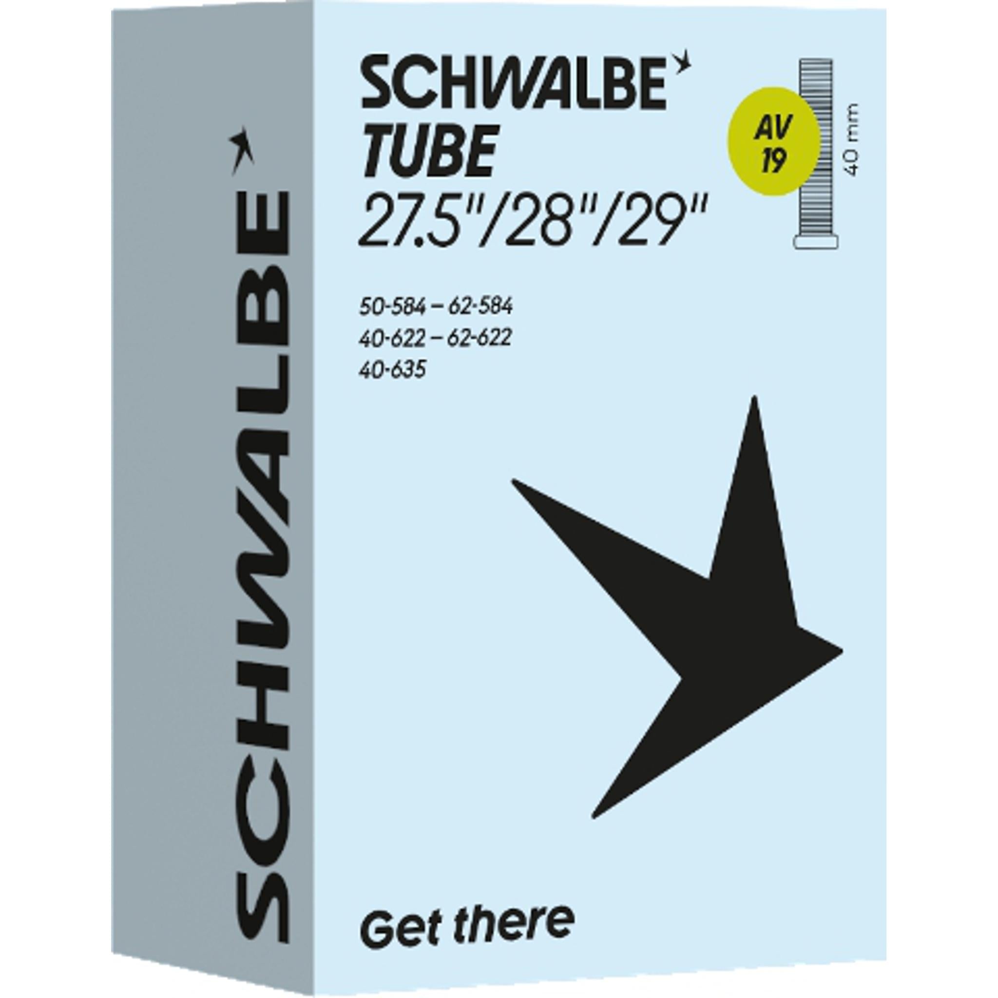 Schwalbe AV19 Presta Valve Inner Tube 29/27.5x1.5-2.40''