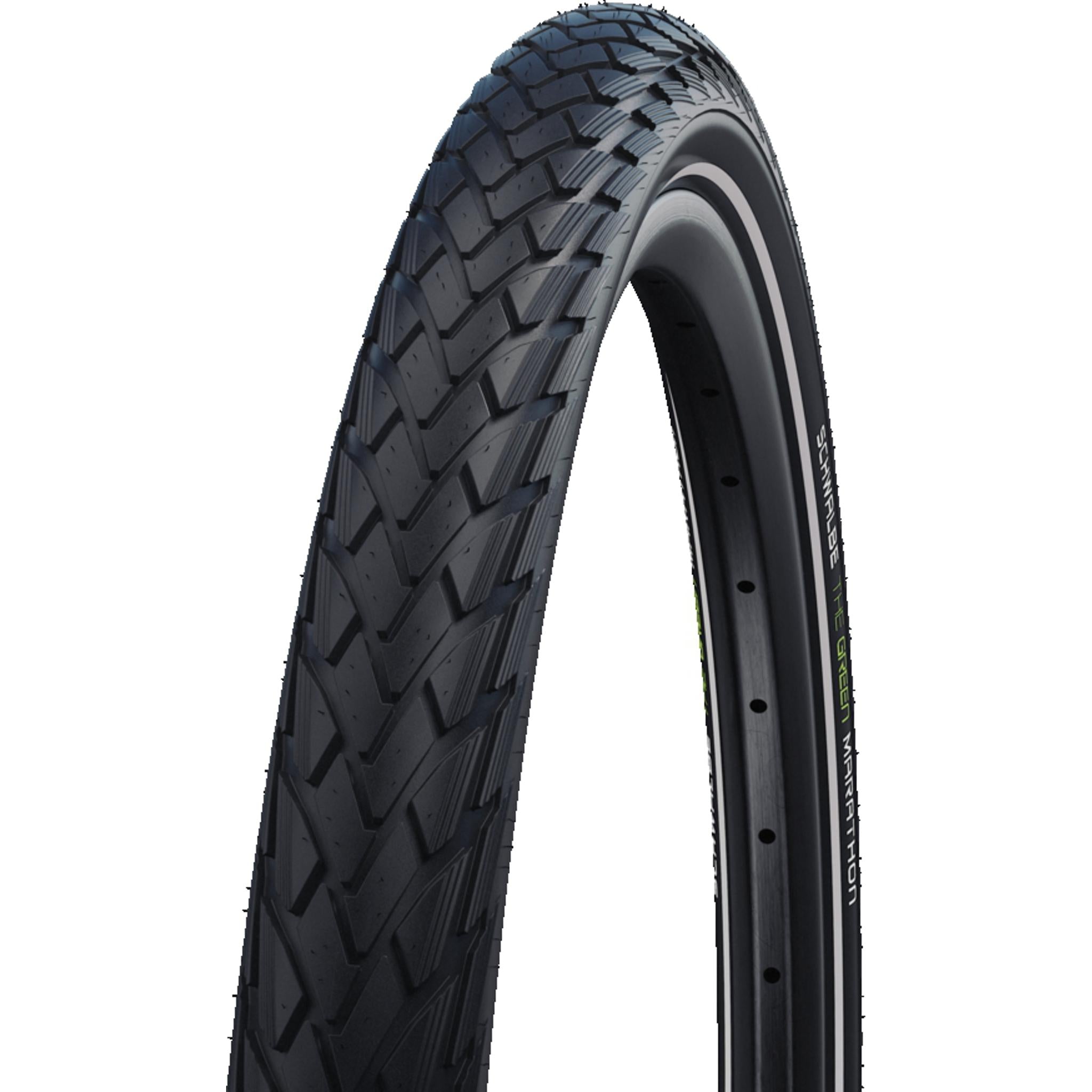 Schwalbe Green Marathon Reflective Sidewall Hybrid Tyre 20x1.5'' (40-406)