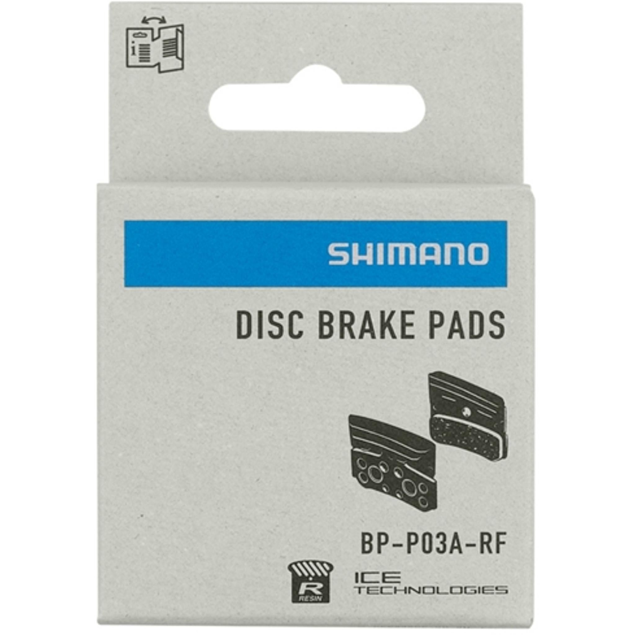 Shimano BP-P03A-RF Resin Disc Brake Pads with Cooling Fins Pair