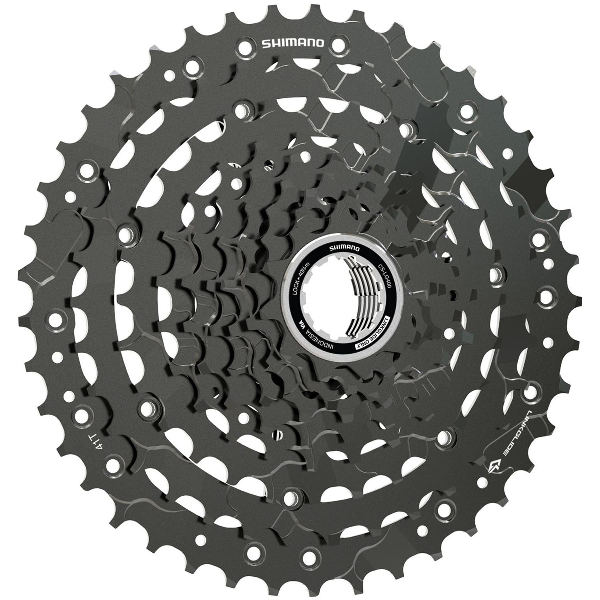 Shimano CS-LG400 CUES 9-Speed MTB Cassette 11-41T Linkglide Only