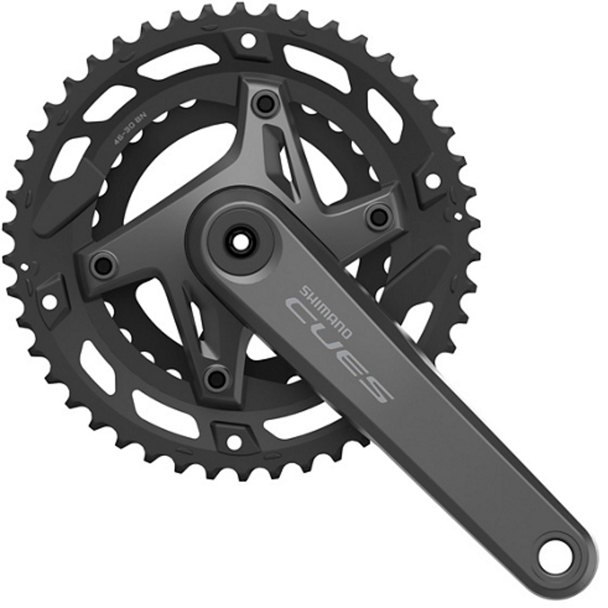 Shimano CUES FC-U6000-2 2-Piece 2x9/10-Speed Crankset 46-30T