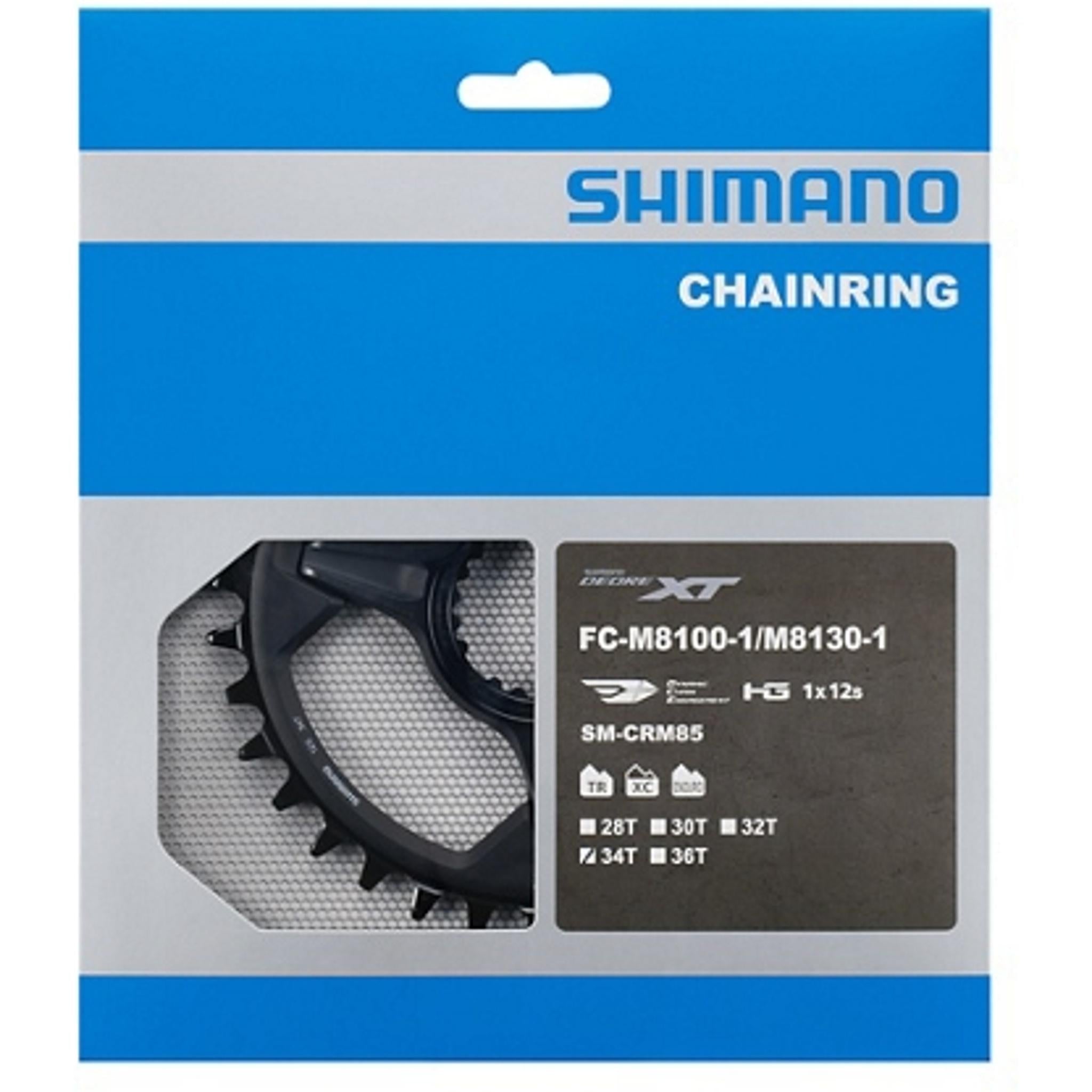 Shimano Deore XT SM-CRM85 12-Speed MTB Chainring 34T