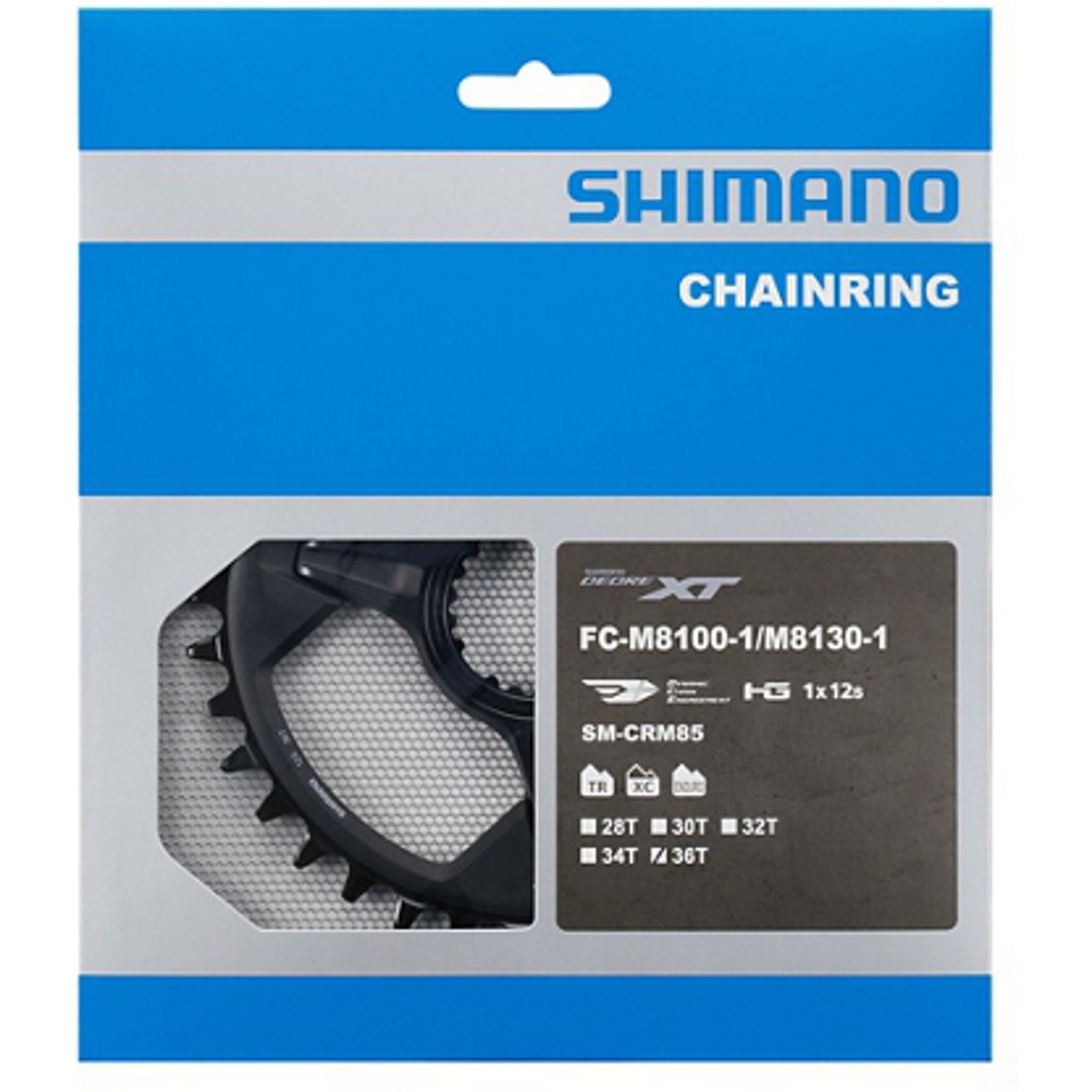 Shimano Deore XT SM-CRM85 12-Speed MTB Chainring 36T