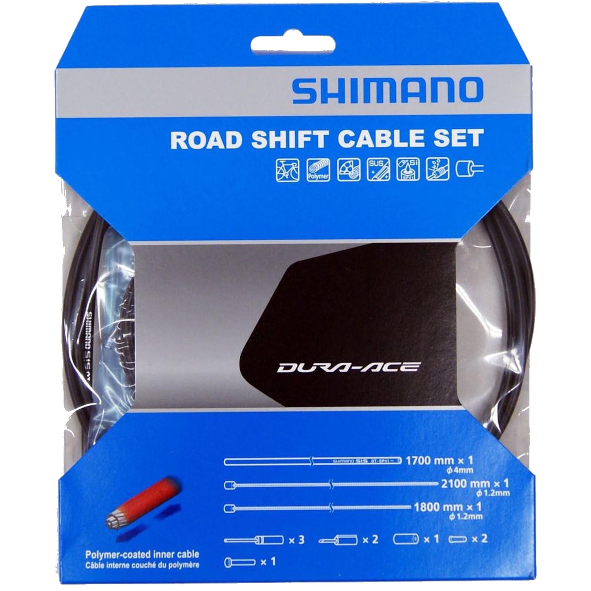 Shimano Dura-Ace ST-9000 Shift Cable Set 1700/2100/1800mm