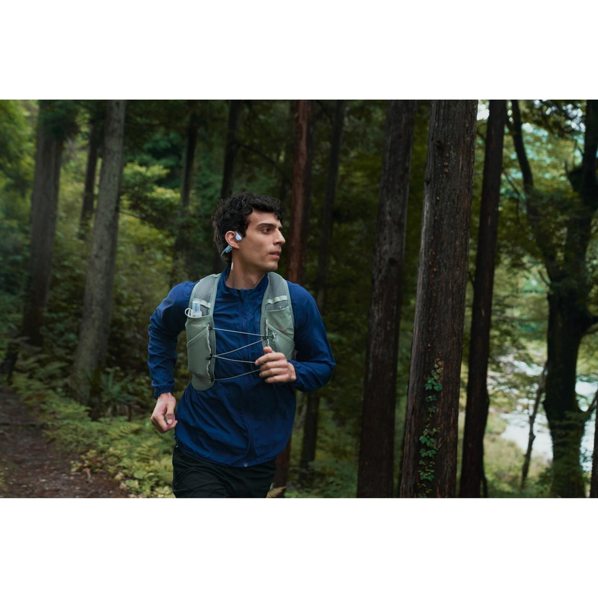 Shokz OpenRun Air 2 Open-Ear Bluetooth Headphones Ice Blue
