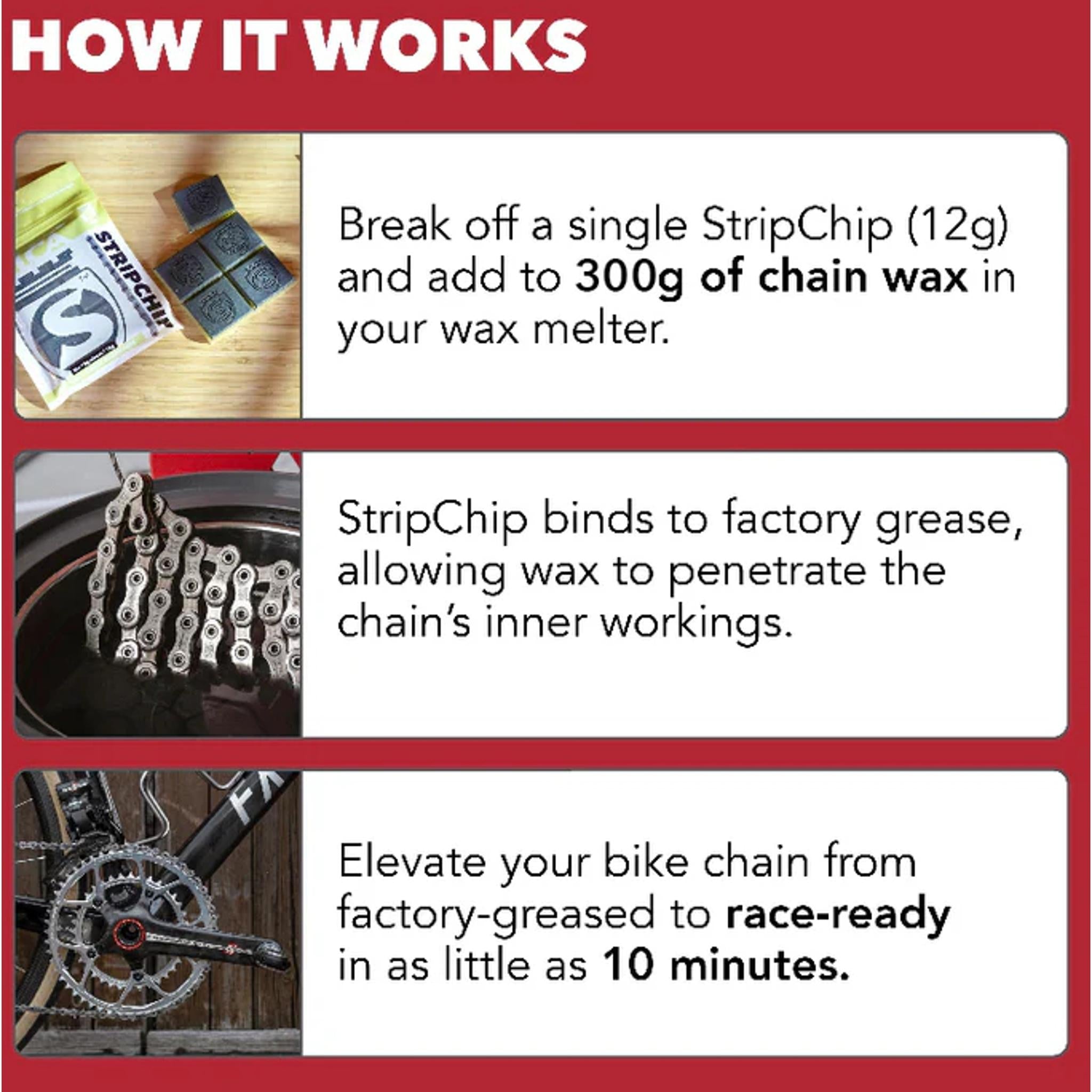Silca Strip-Chip Hot-Melt Wax Chain Degreaser