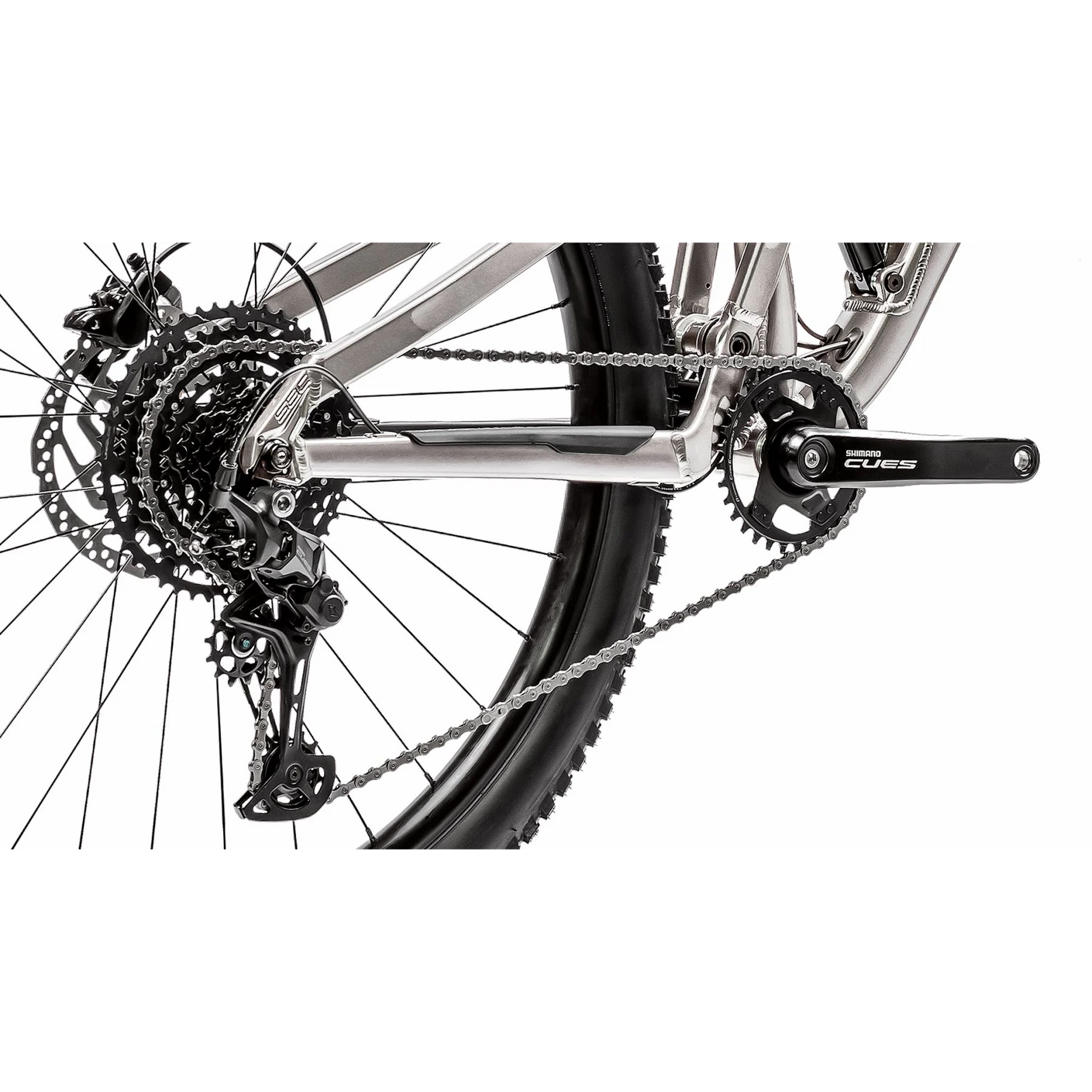 Silverback SE Trail 10 Trail Bike Gloss Moondust Metallic/Matt Black