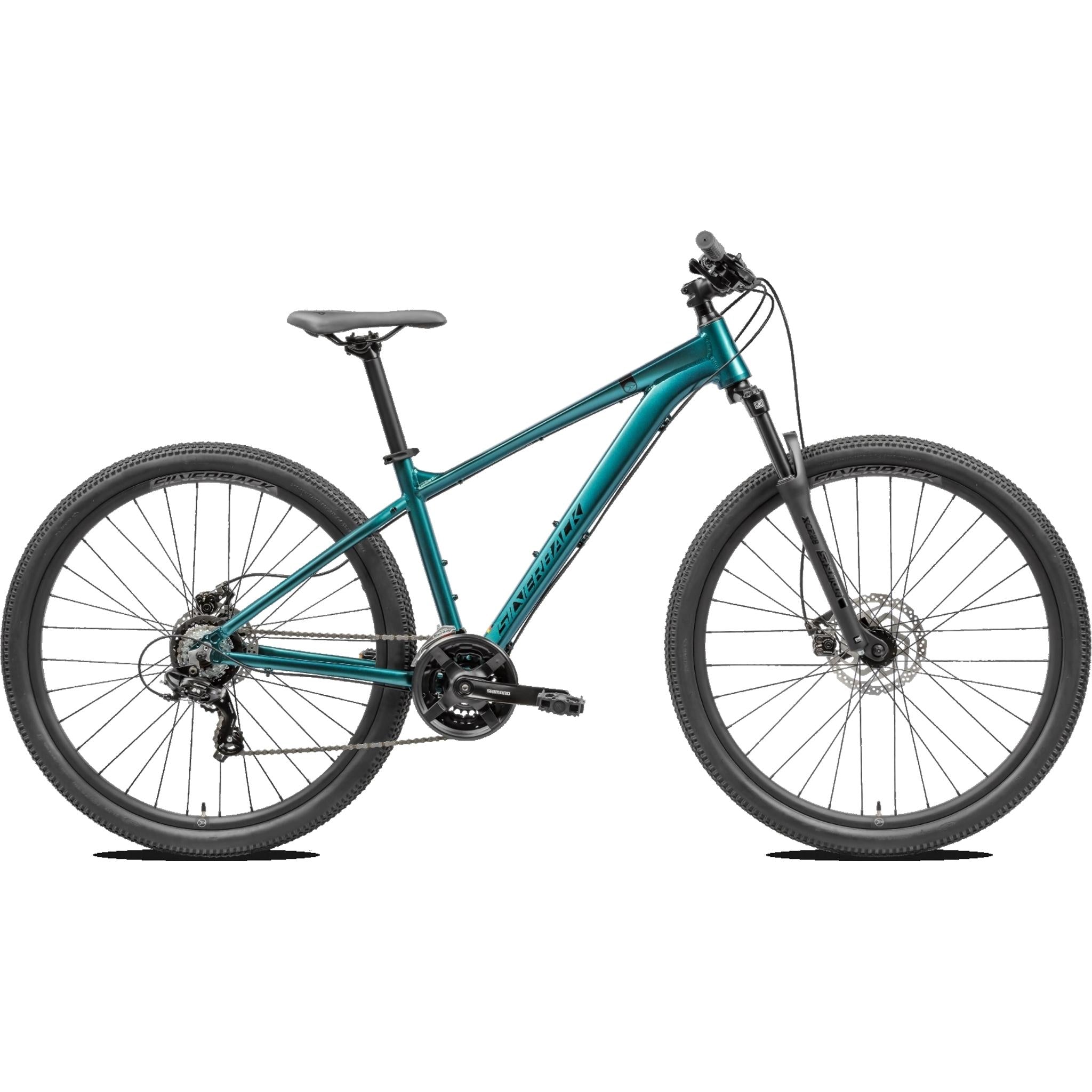 Silverback SE Series 7 Hardtail Mountain Bike Emerald Metallic