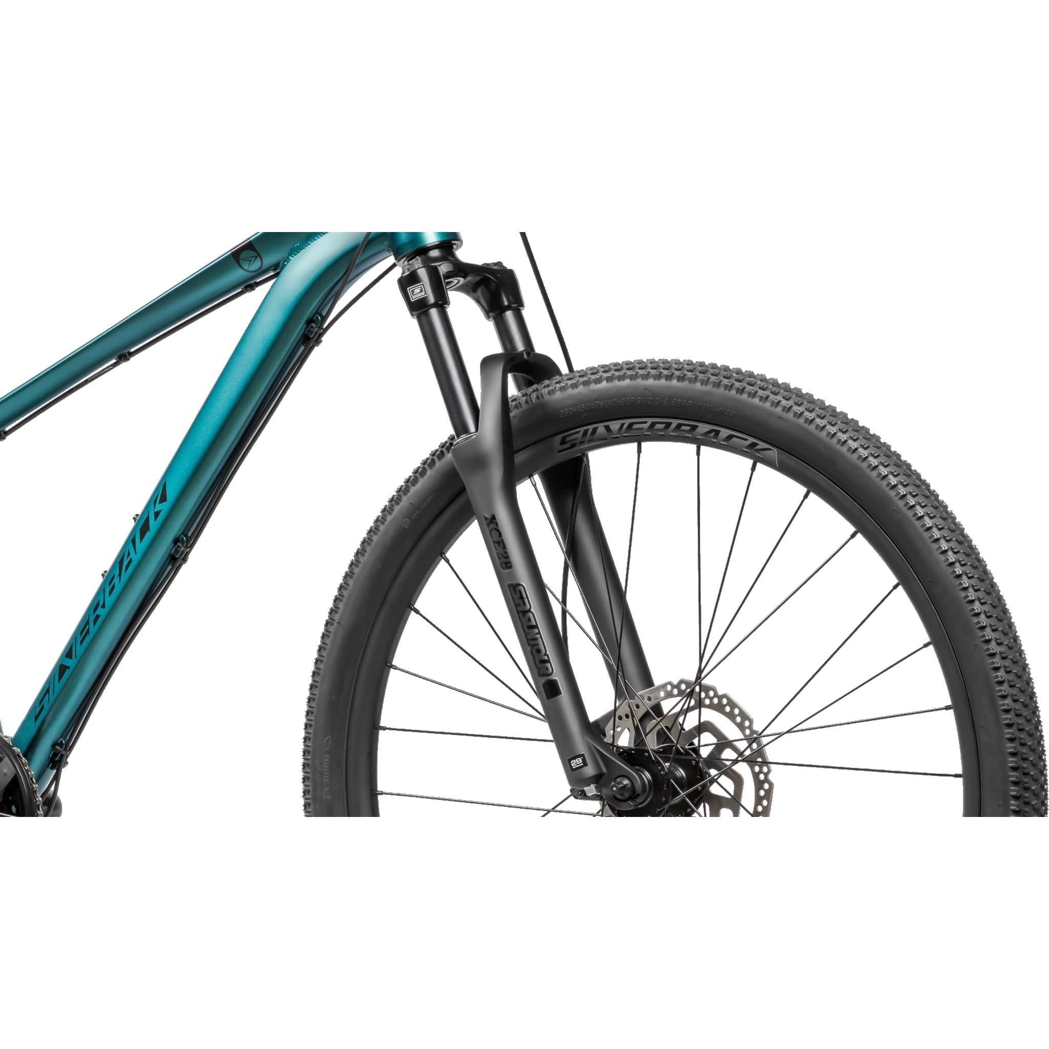 Silverback SE Series 7 Hardtail Mountain Bike Emerald Metallic