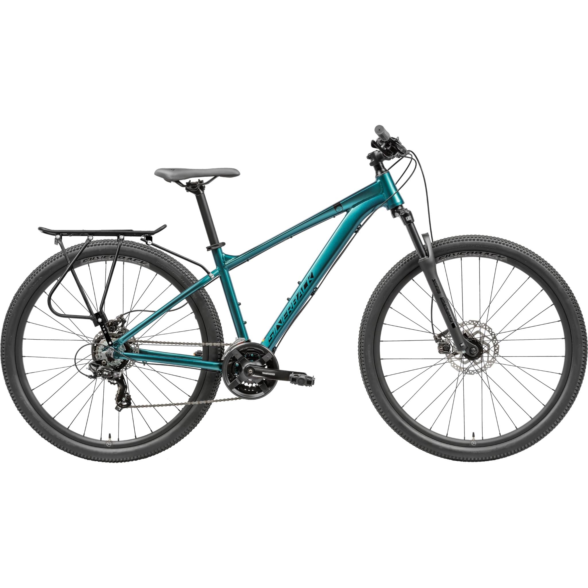 Silverback SE Series 7 Hardtail Mountain Bike Emerald Metallic