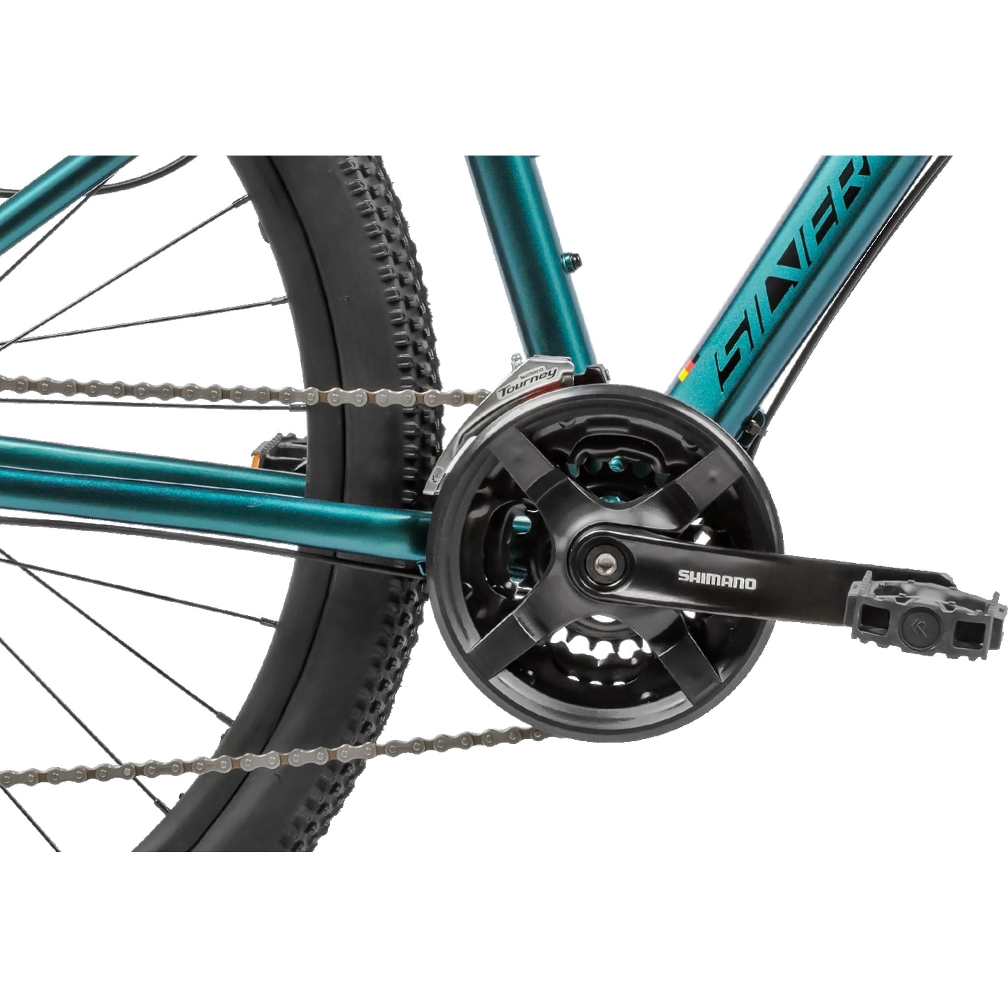Silverback SE Series 7 Hardtail Mountain Bike Emerald Metallic