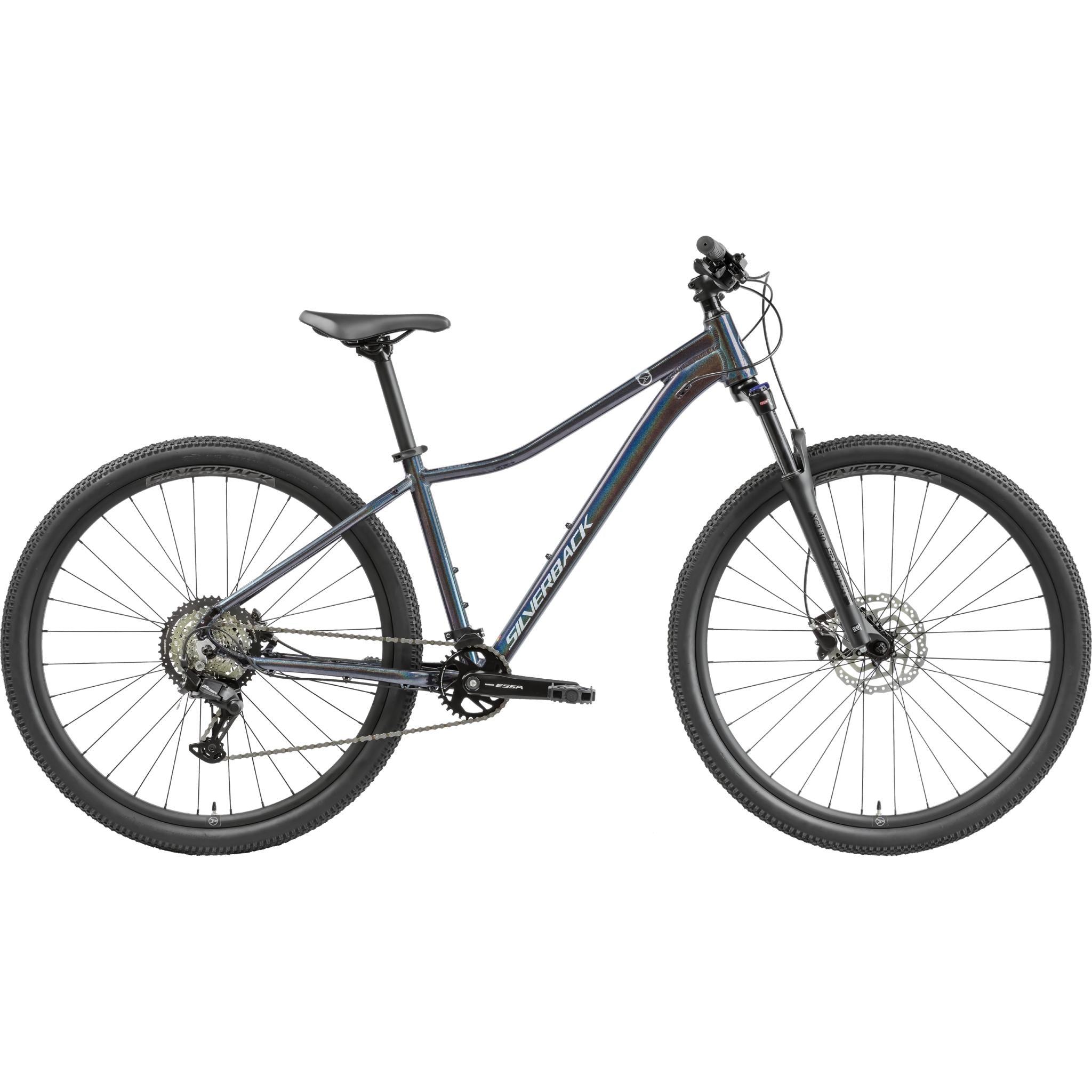Silverback SE Series 8 Hardtail Mountain Bike Rainbow Pearl