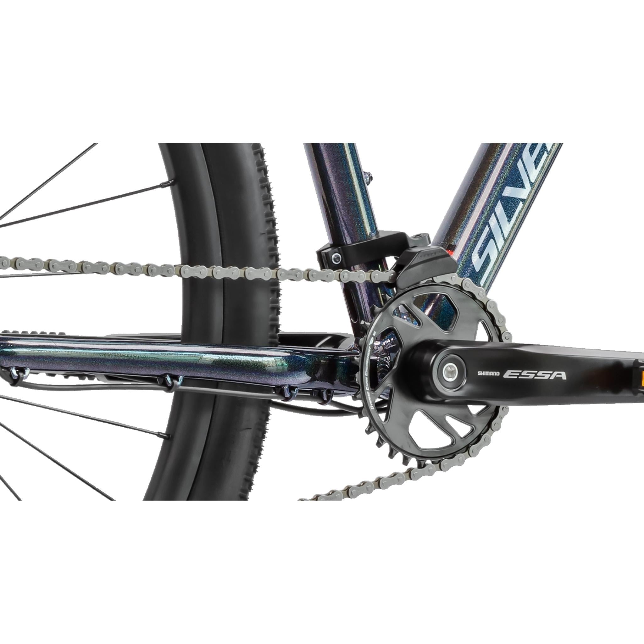 Silverback SE Series 8 Hardtail Mountain Bike Rainbow Pearl