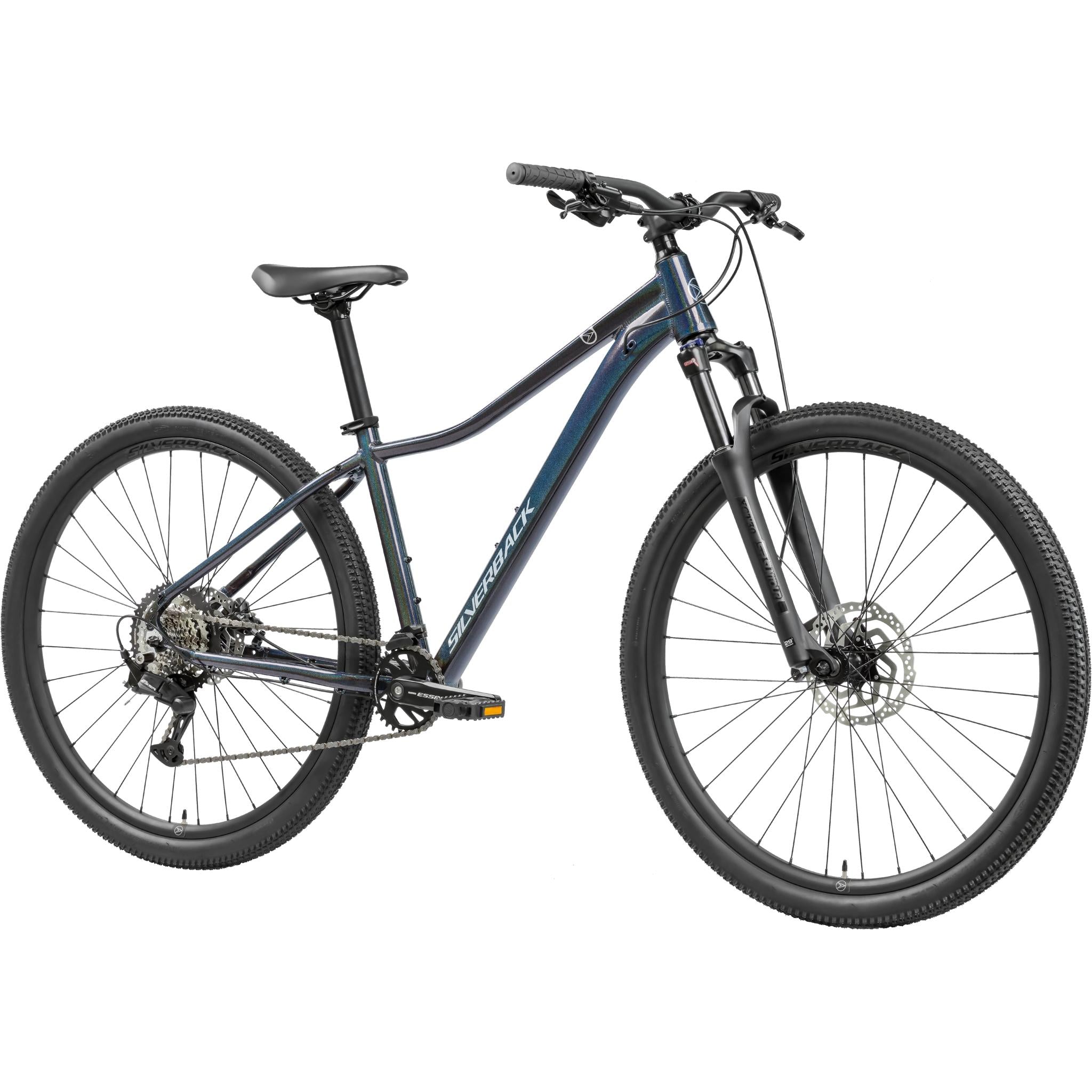 Silverback SE Series 8 Hardtail Mountain Bike Rainbow Pearl