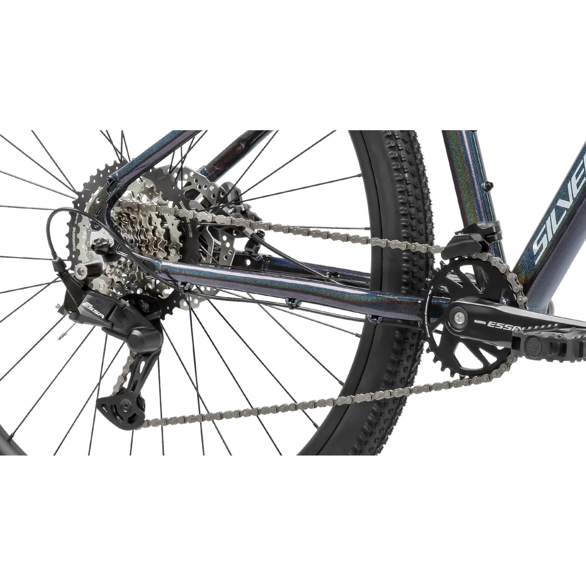 Silverback SE Series 8 Hardtail Mountain Bike Rainbow Pearl
