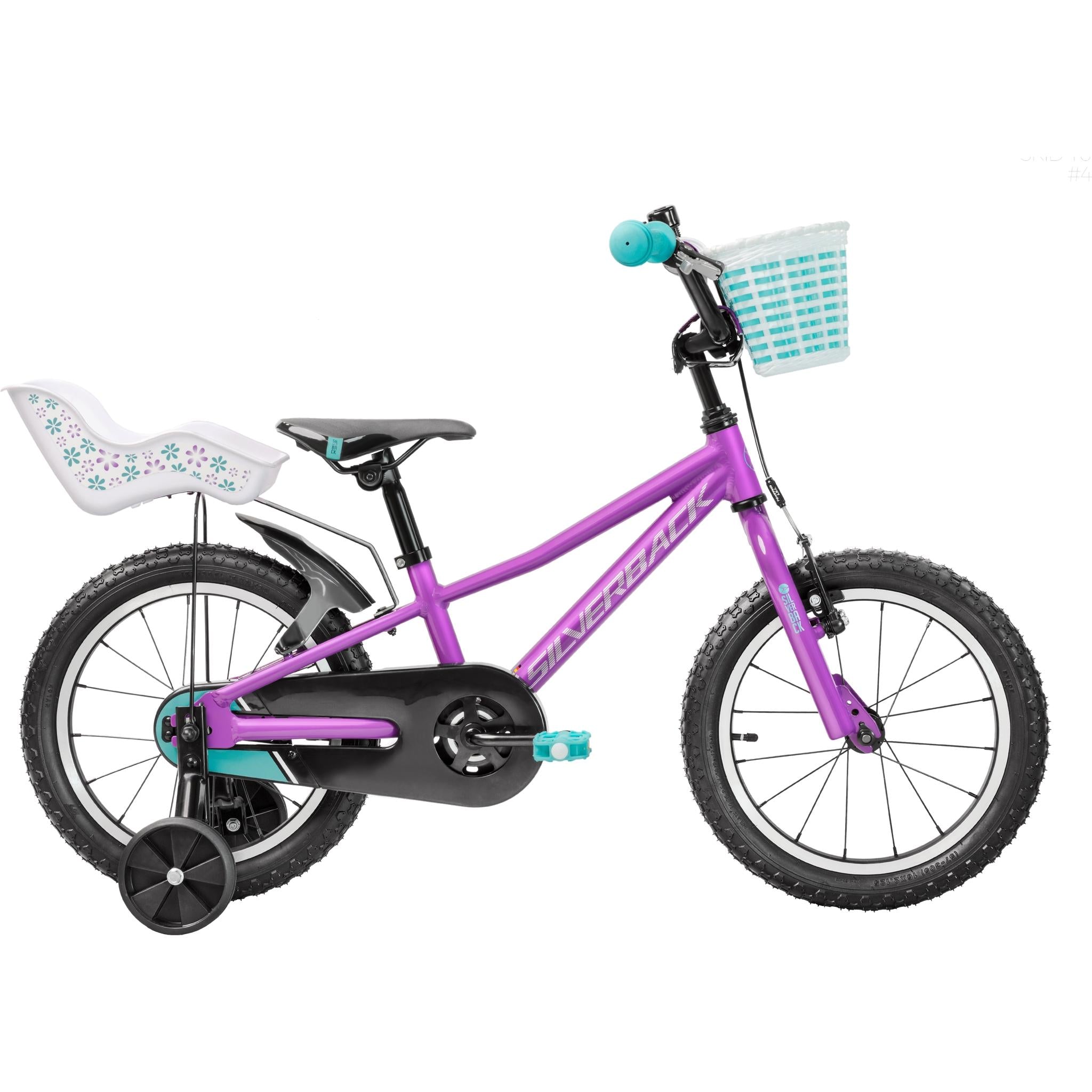 Silverback Skid 16'' Kids Bike Grape Purple