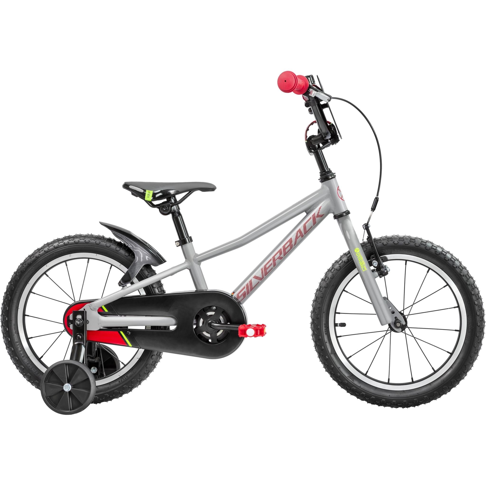 Silverback Skid 16'' Kids Bike Moonwalk Grey