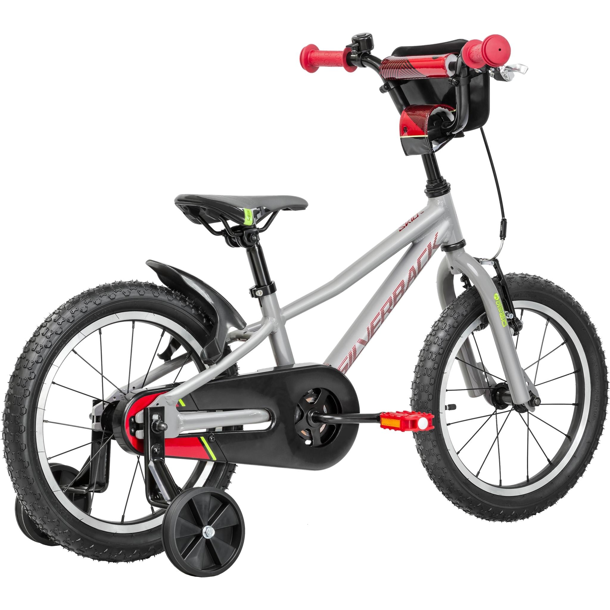 Silverback Skid 16'' Kids Bike Moonwalk Grey