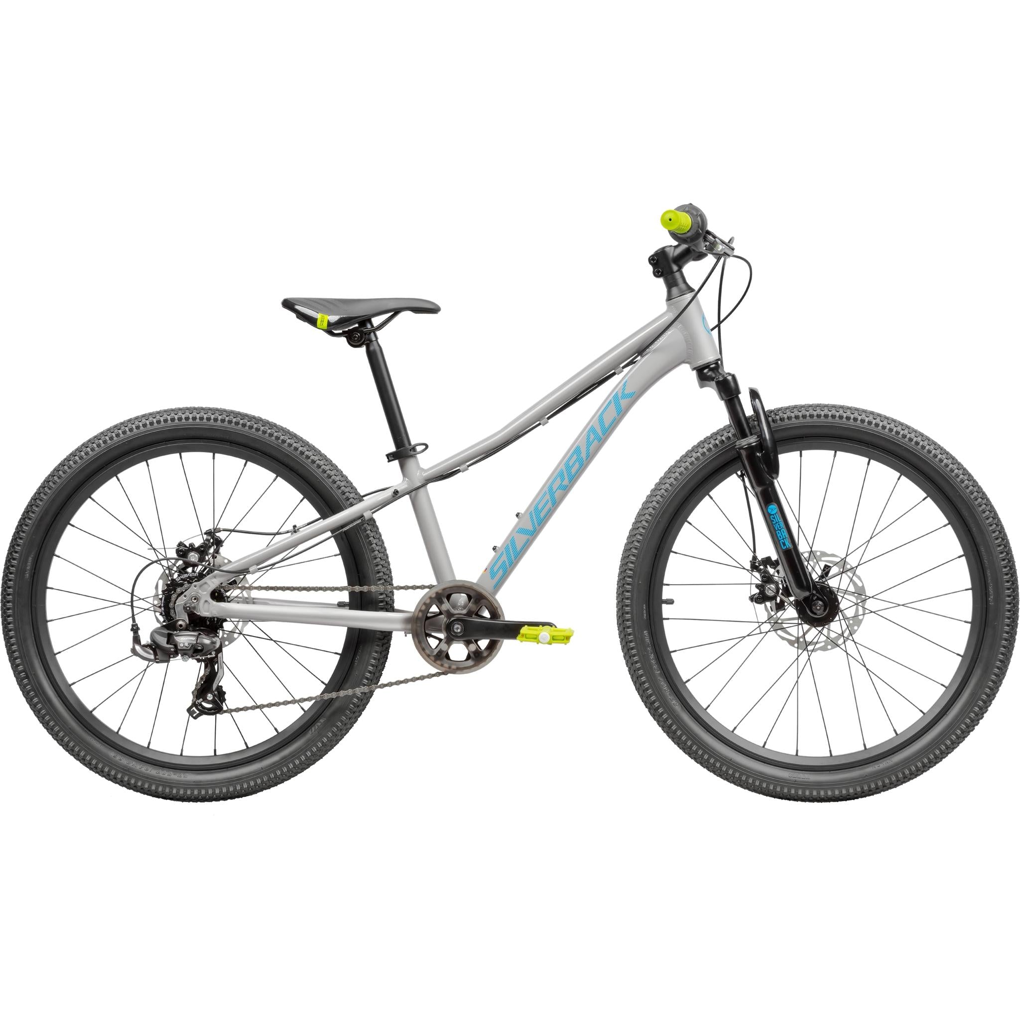 Silverback Spyke 24D - 24'' Kids Bike Battleship Grey